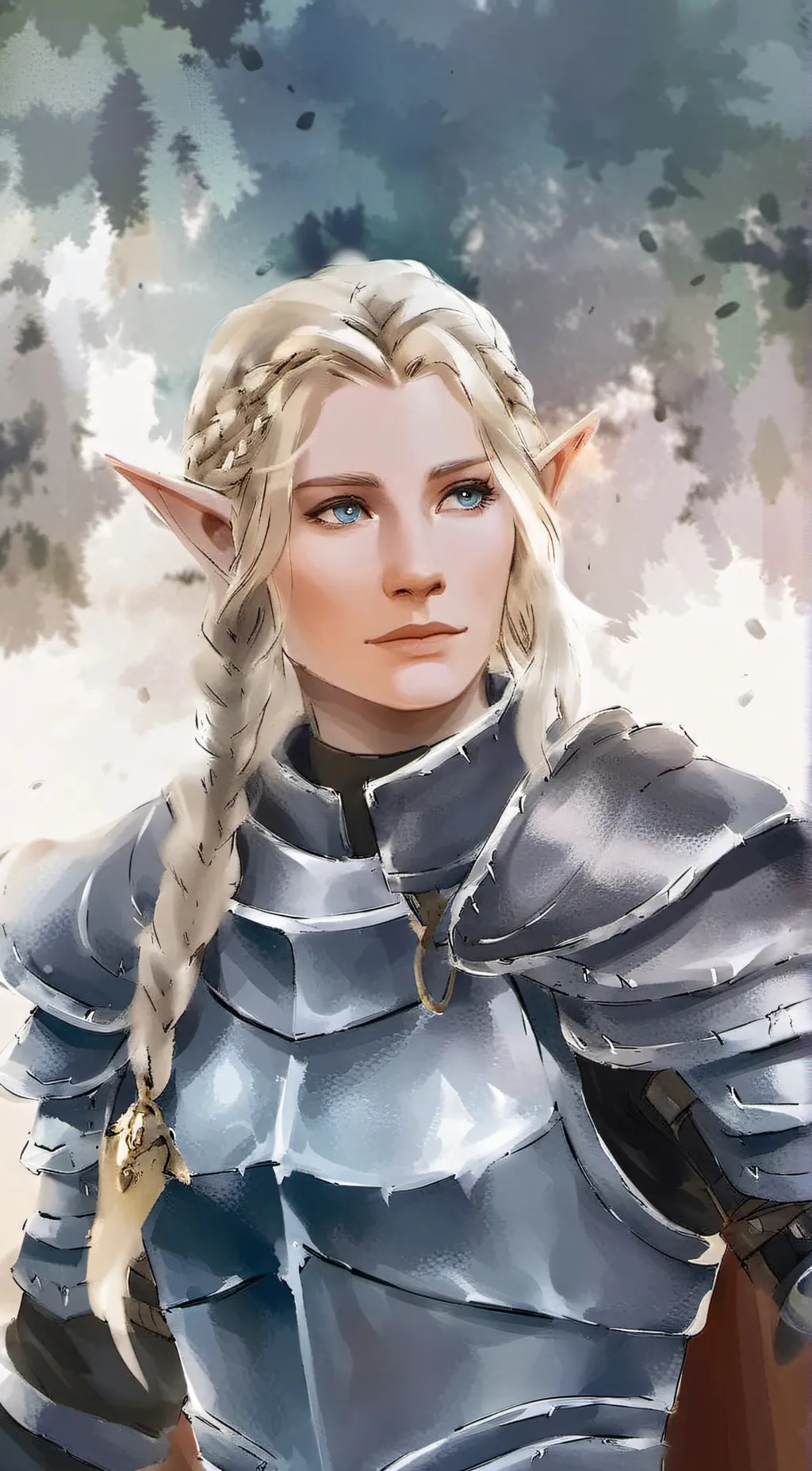 ai character: Galadriel  background