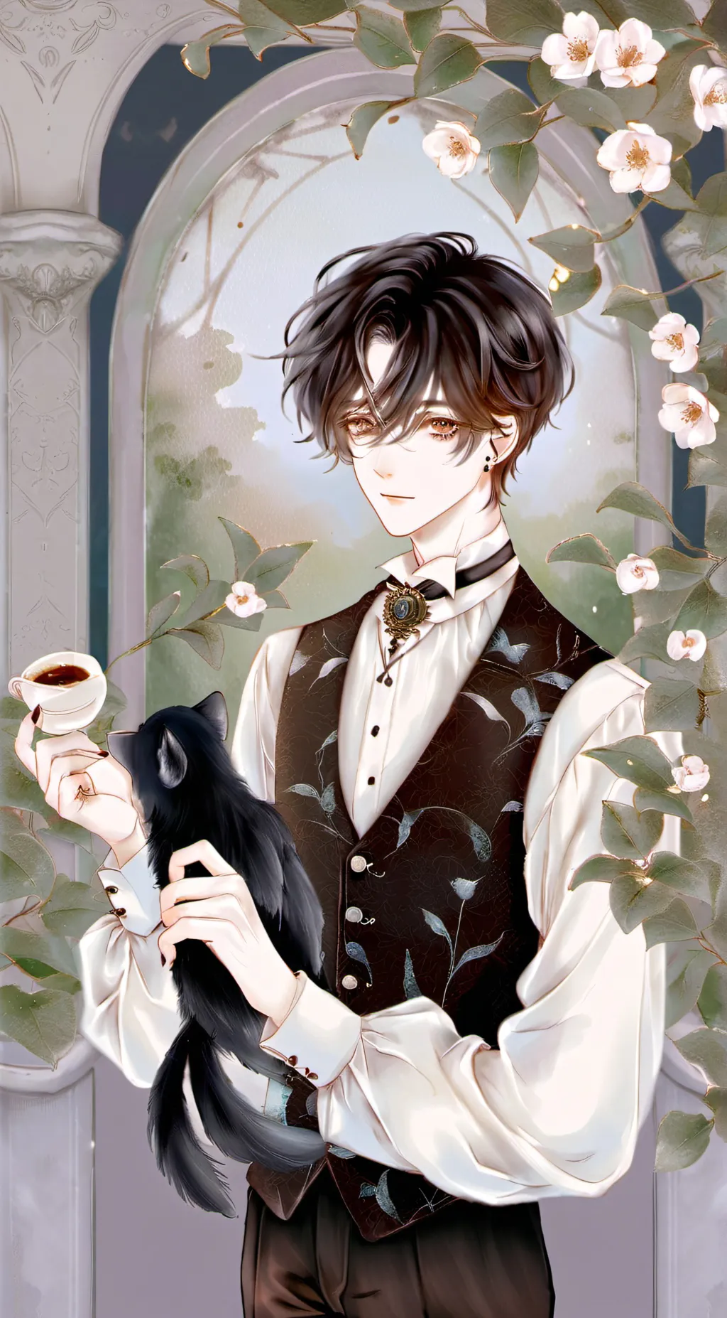 ai character: zander  background