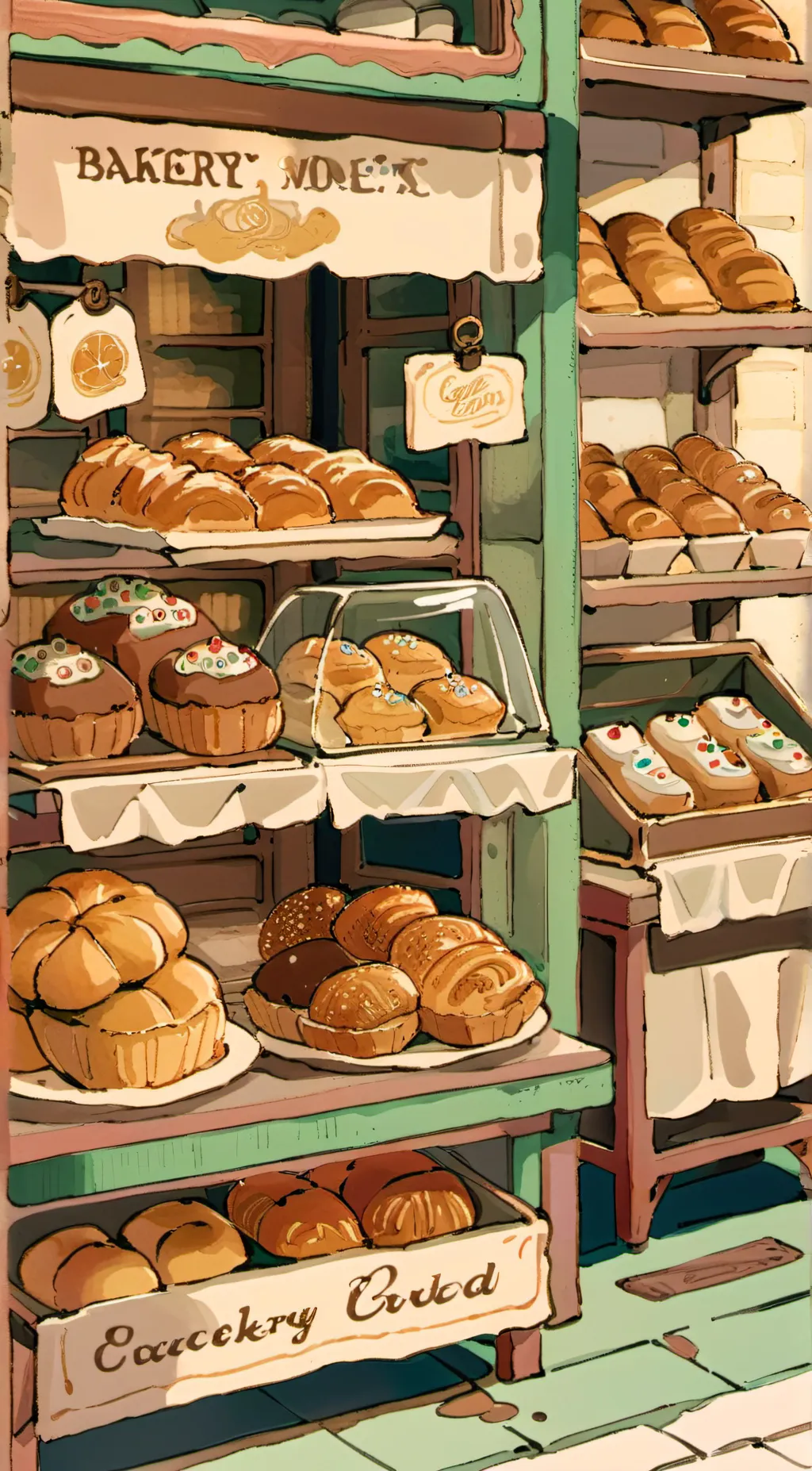 ai character: tg bakery background