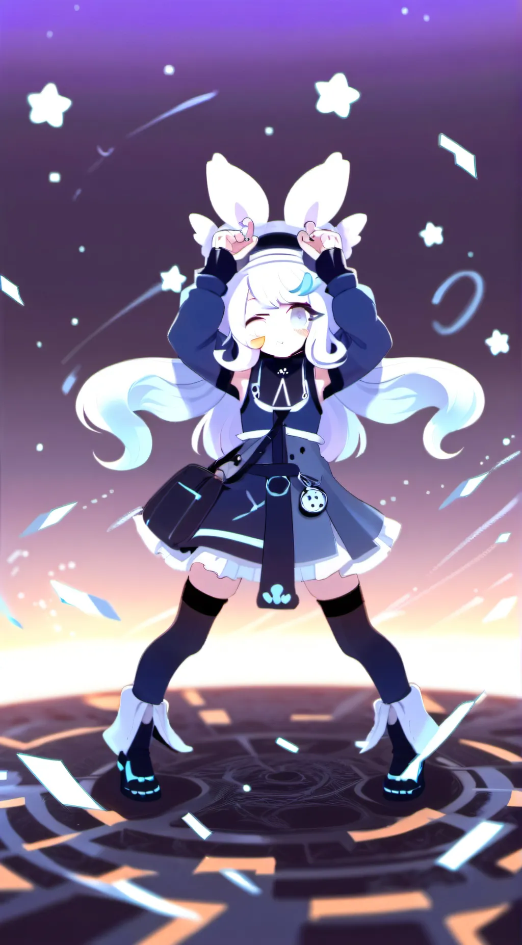 ai character: Milky background