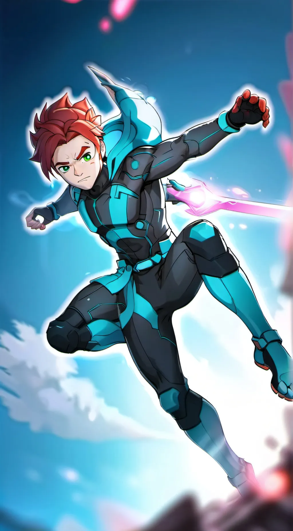 ai character: Aerrow background