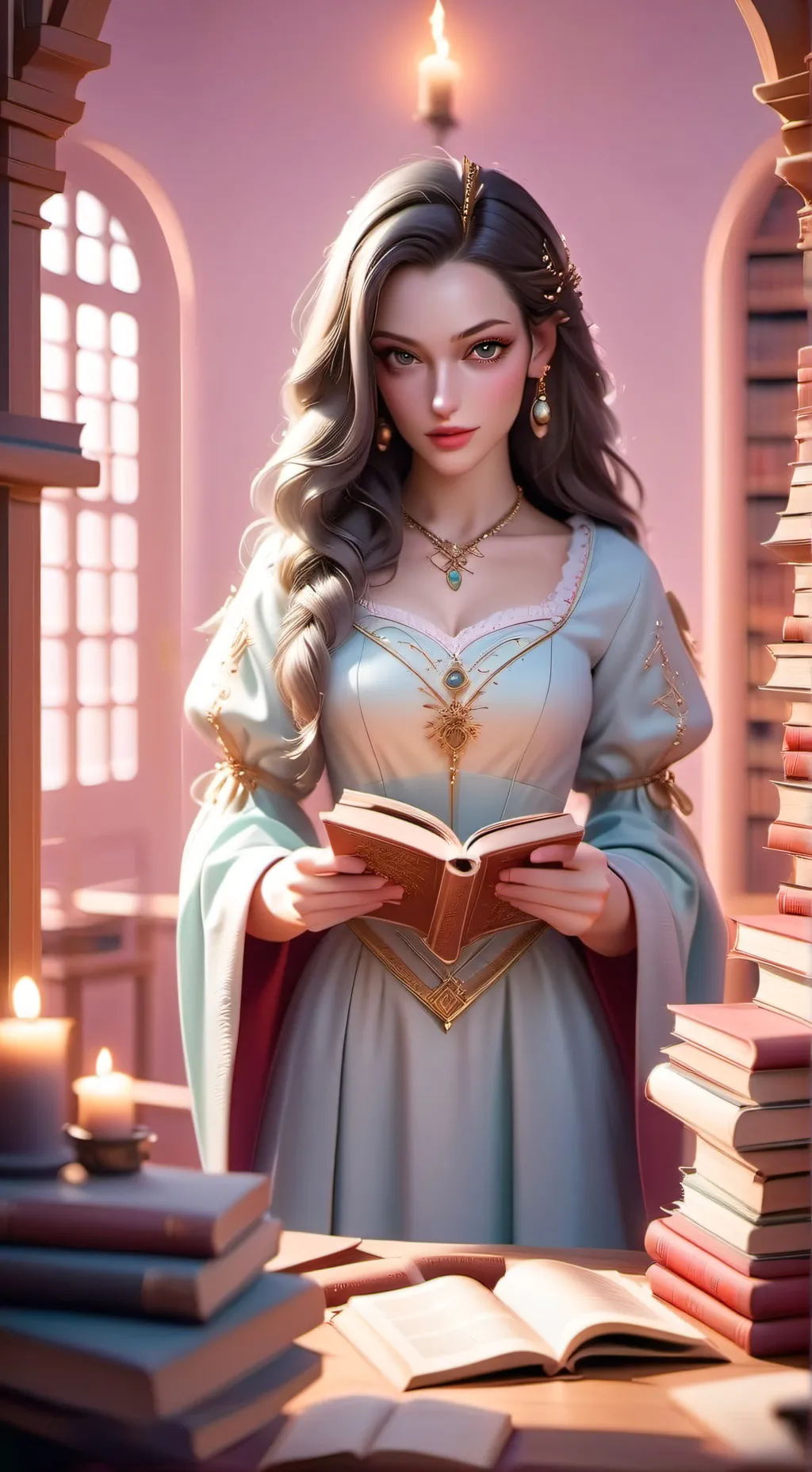 ai character: Sandra background