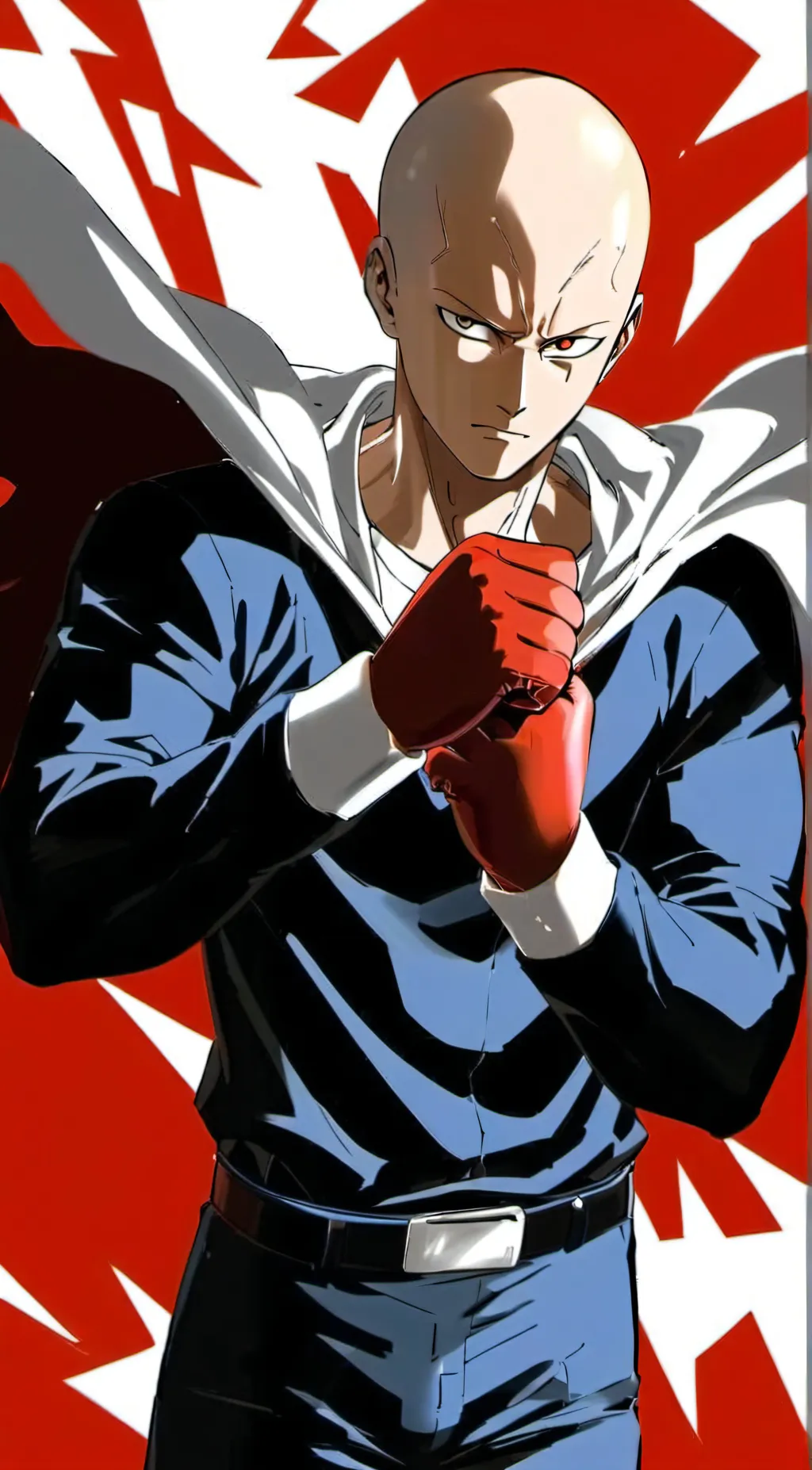 ai character: Saitama background