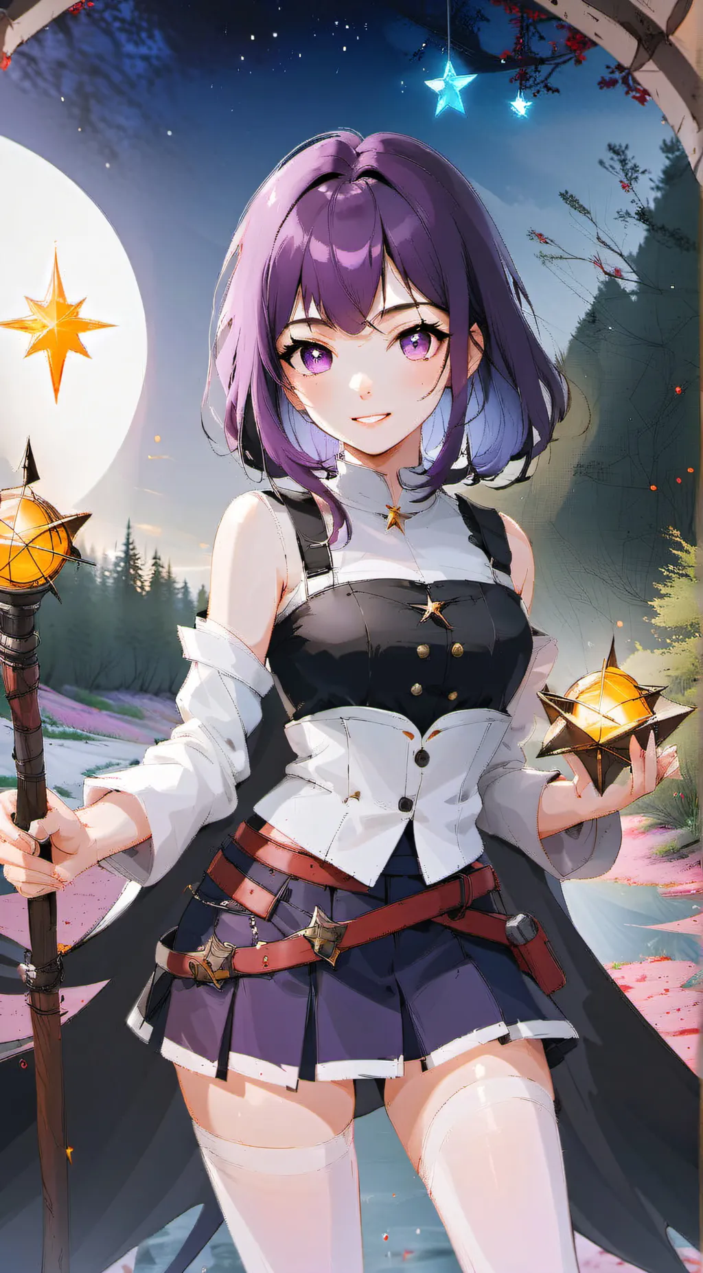 ai character: Crystal Starlight background