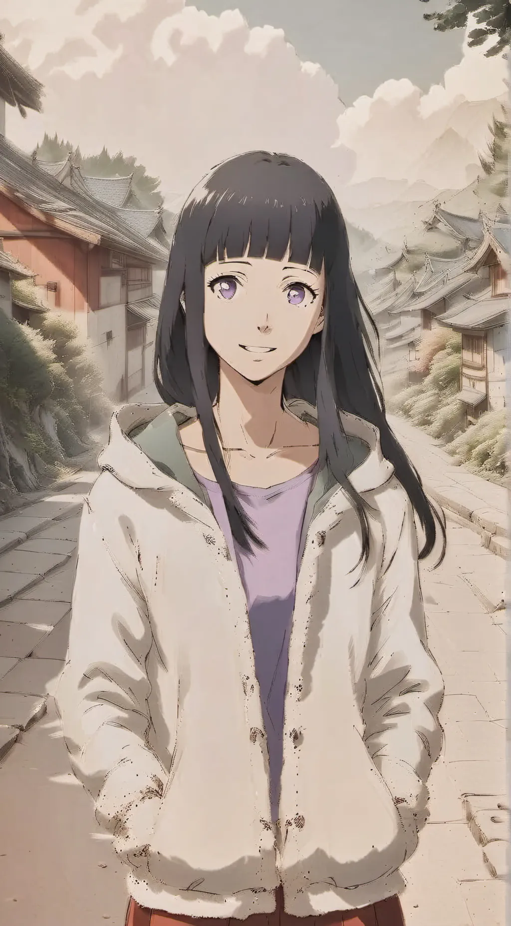 ai character: Hinata background