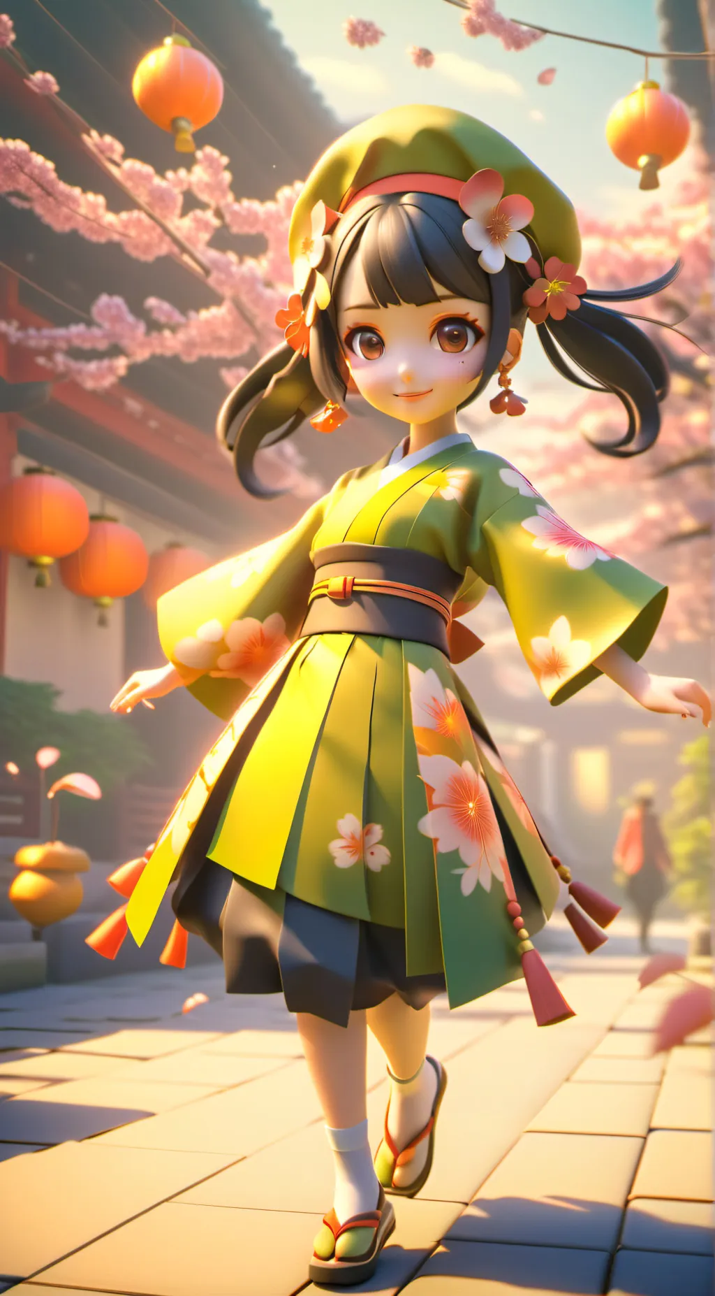 ai character: 5 year old Vinny background