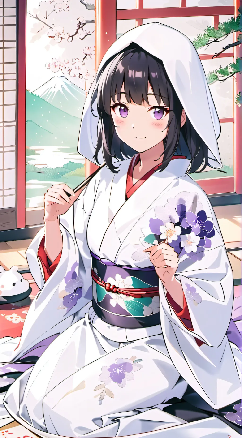 ai character: Suiko background