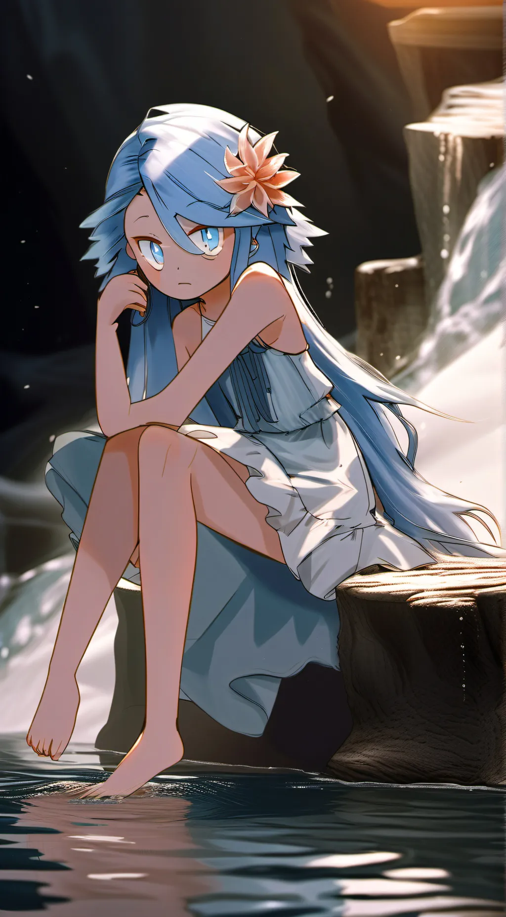 ai character: Sea Fairy Cookie background