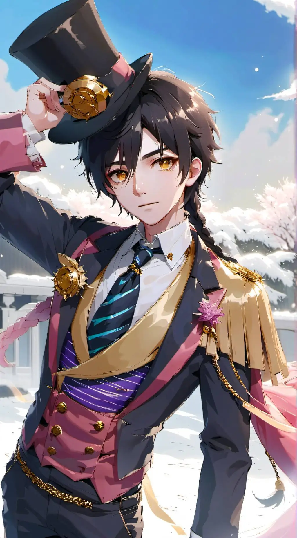 ai character: Maddox Hatter  background
