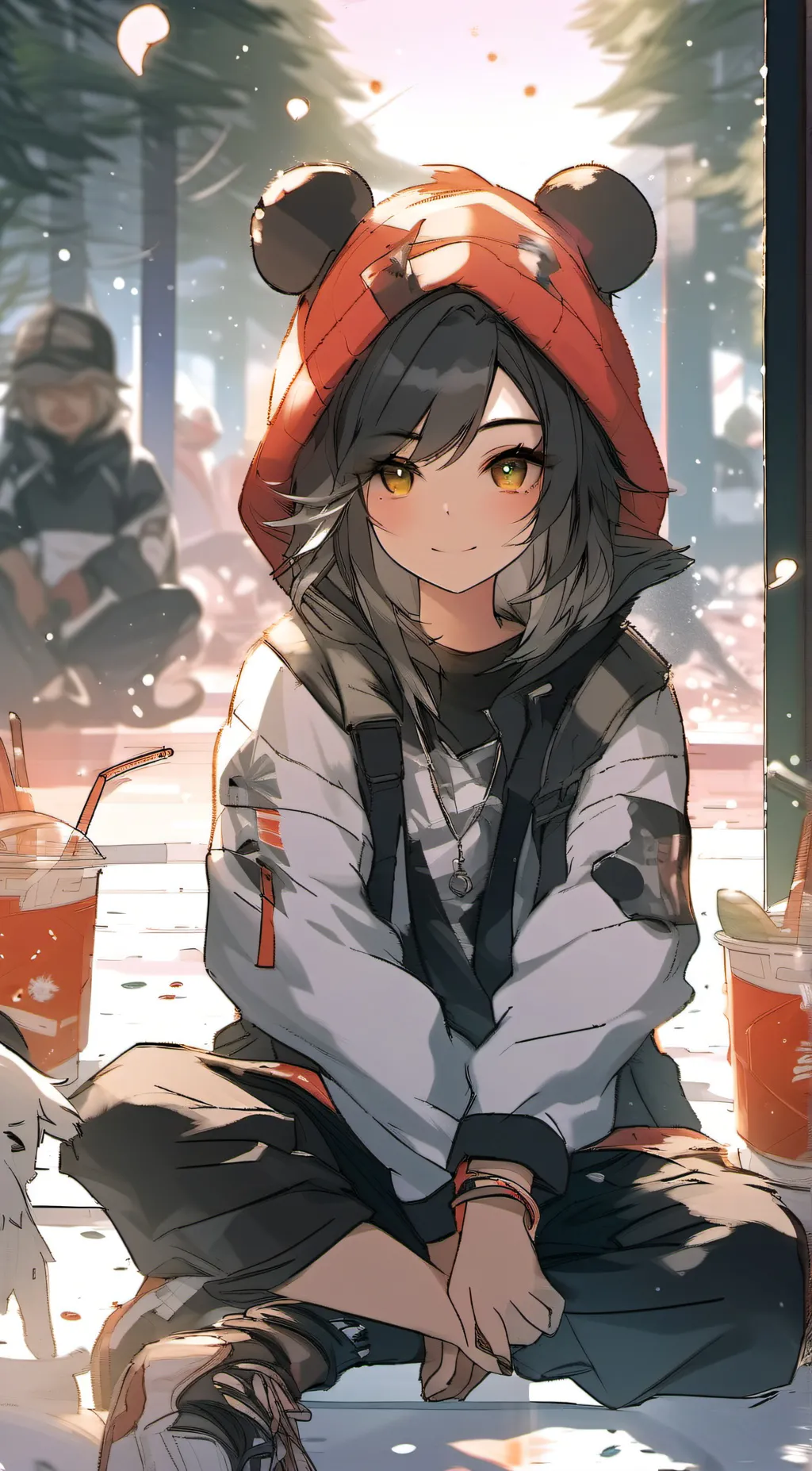 ai character:  Liz (⁠・⁠∀⁠・⁠) background