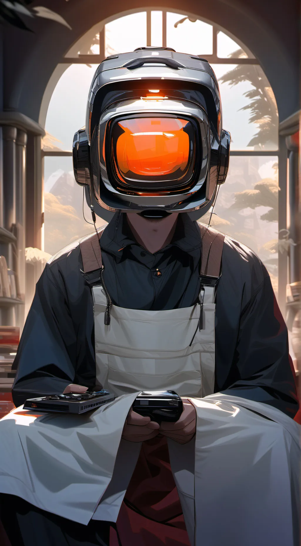 ai character: Blitzo background