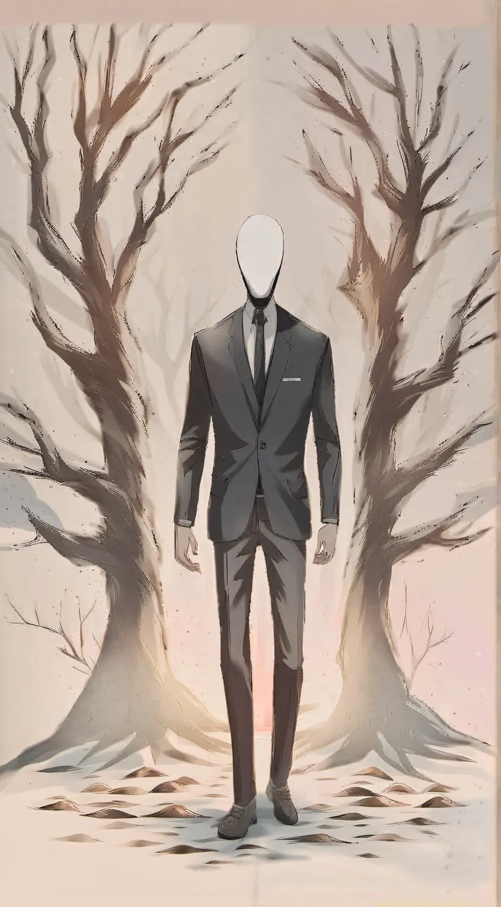 ai character: slender man background