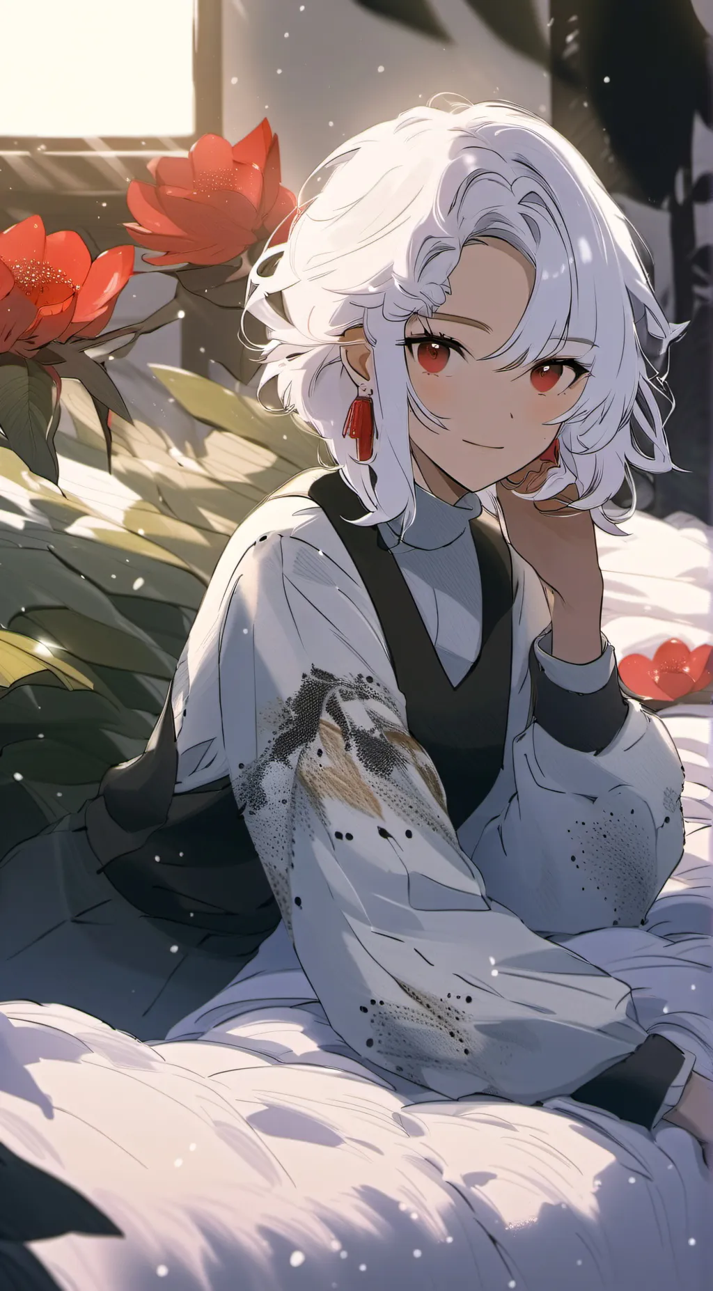 ai character: Blossom background