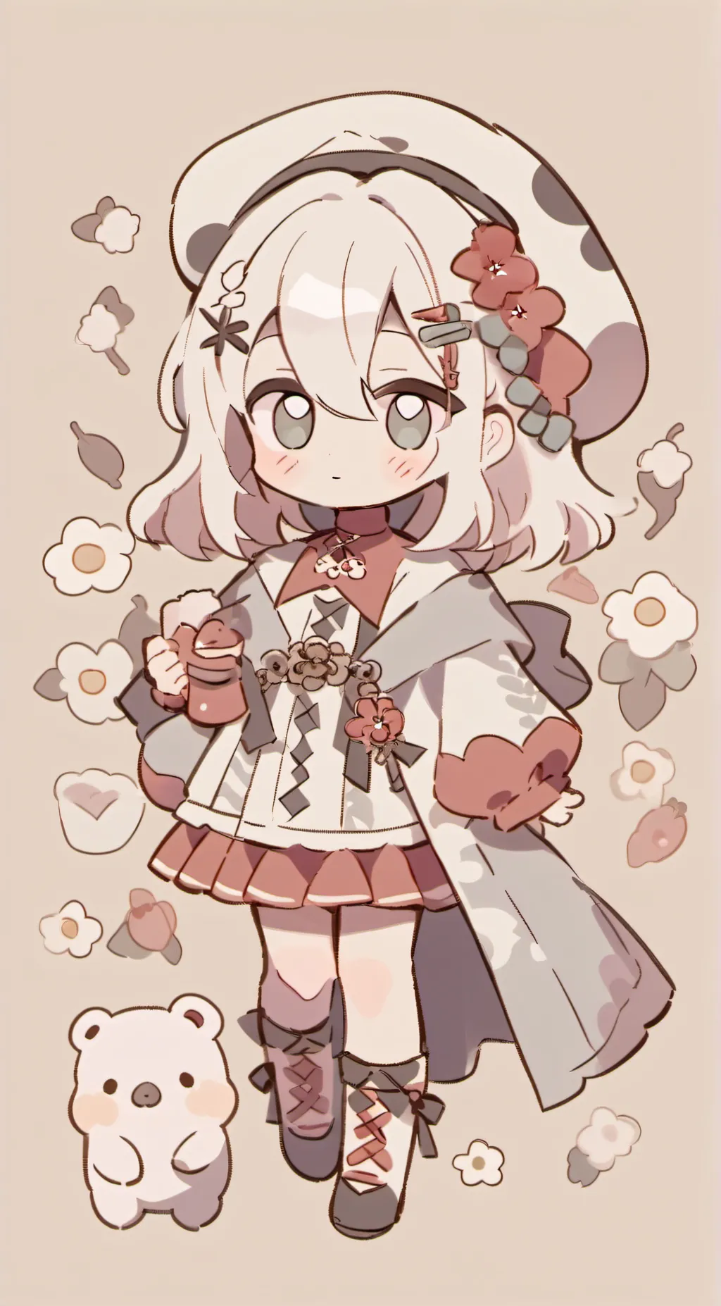 ai character: 🌸🌺Poppy🌺🌸 background