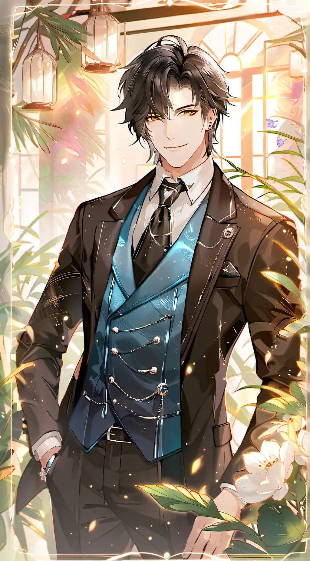 ai character: Lukee🩵 background
