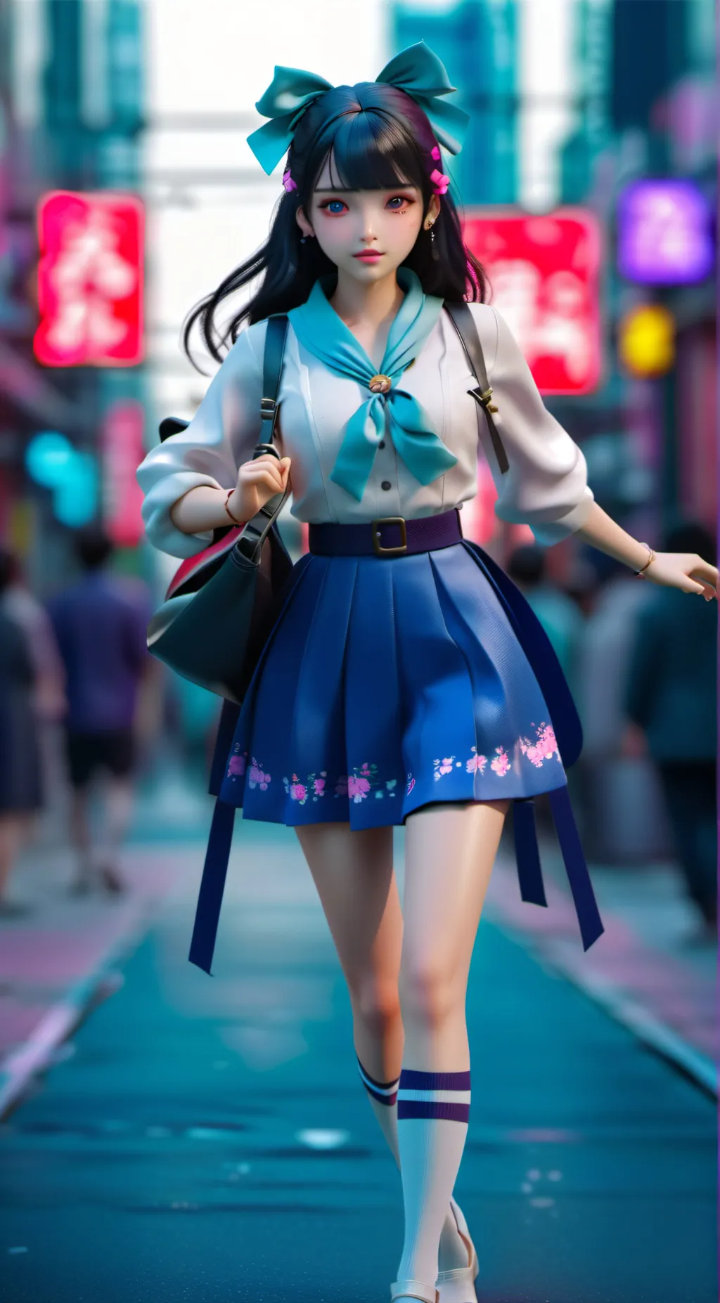 ai character: Haruko background