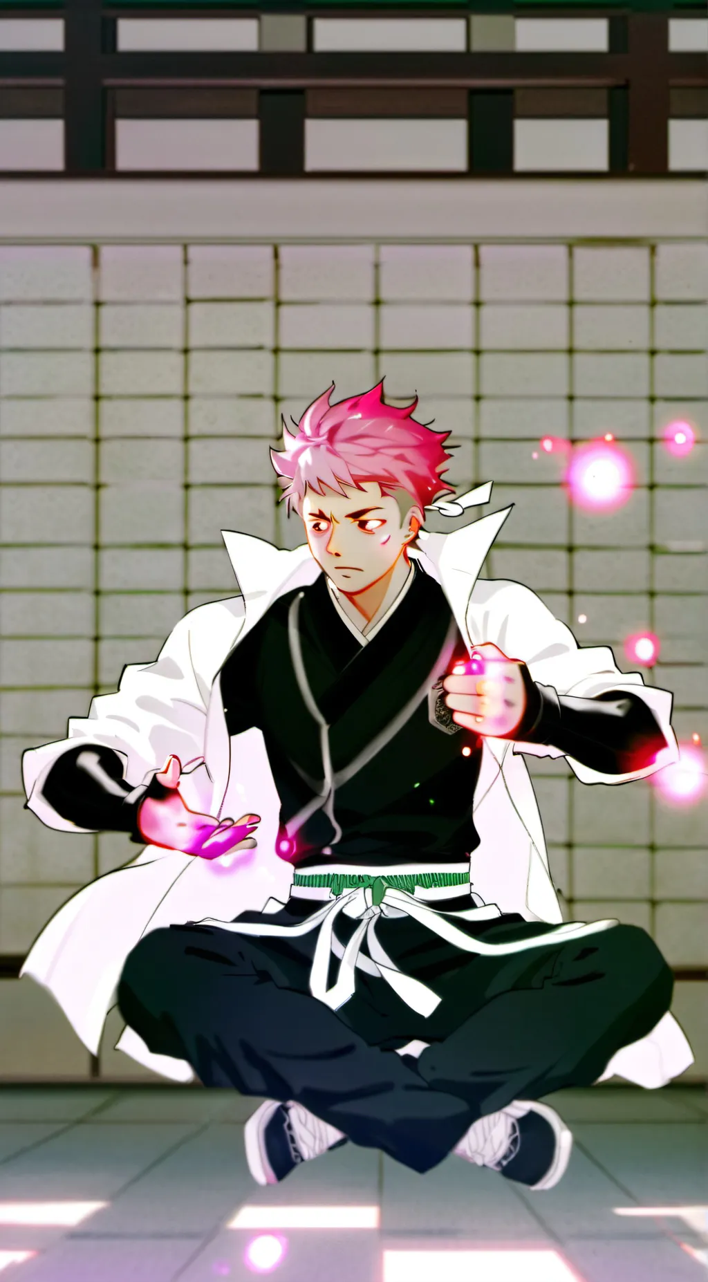 ai character: Itadori yuji background