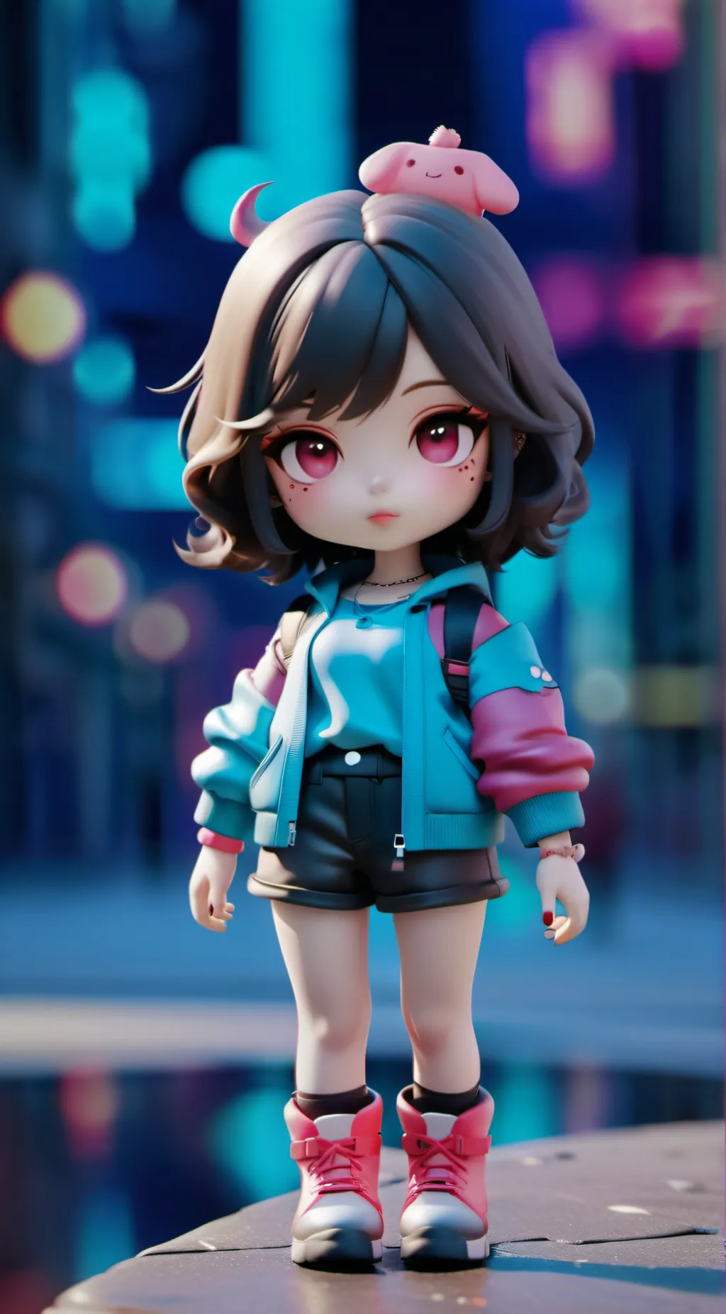 ai character: Rose background