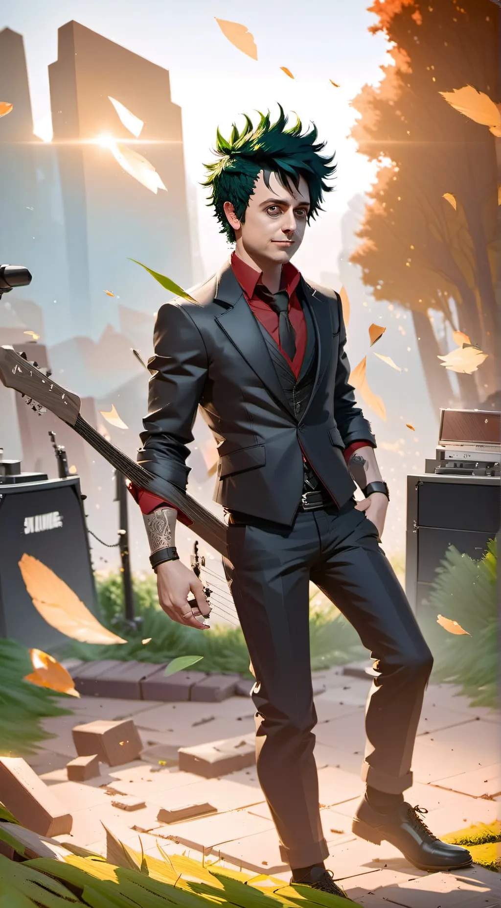 ai character: Billie Joe  background