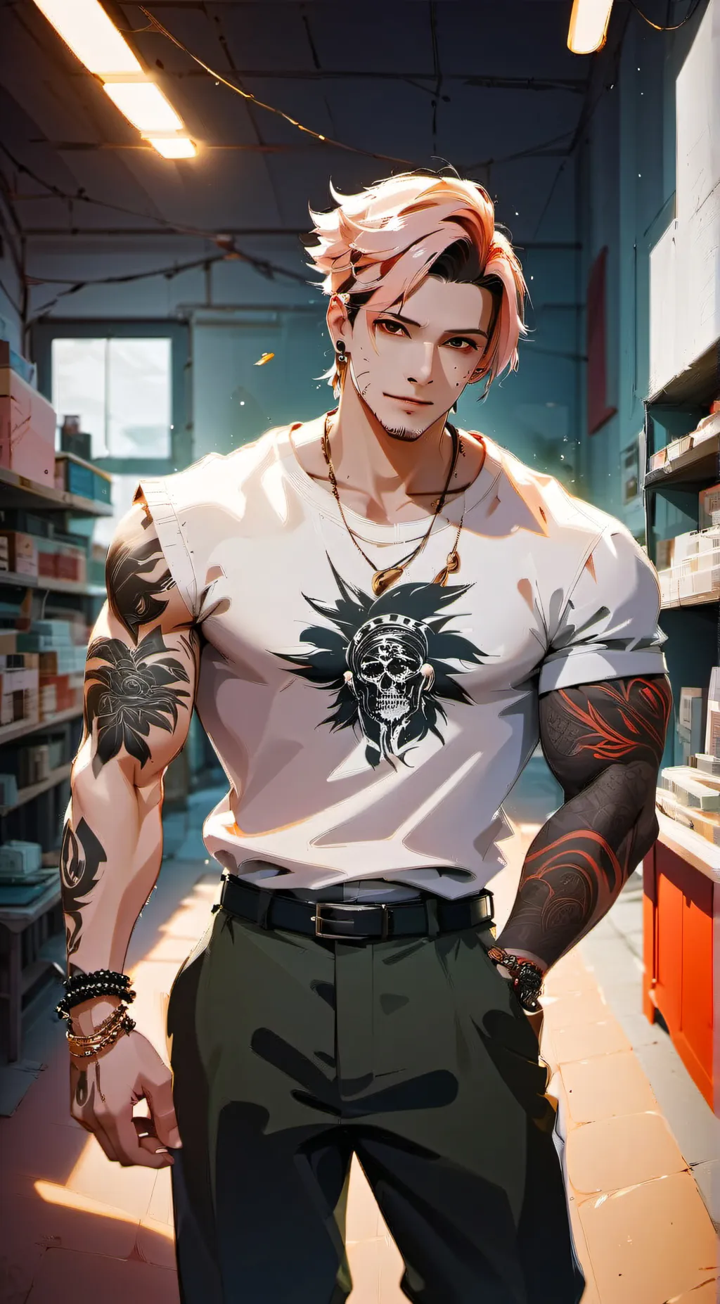 ai character: Blake skyler background