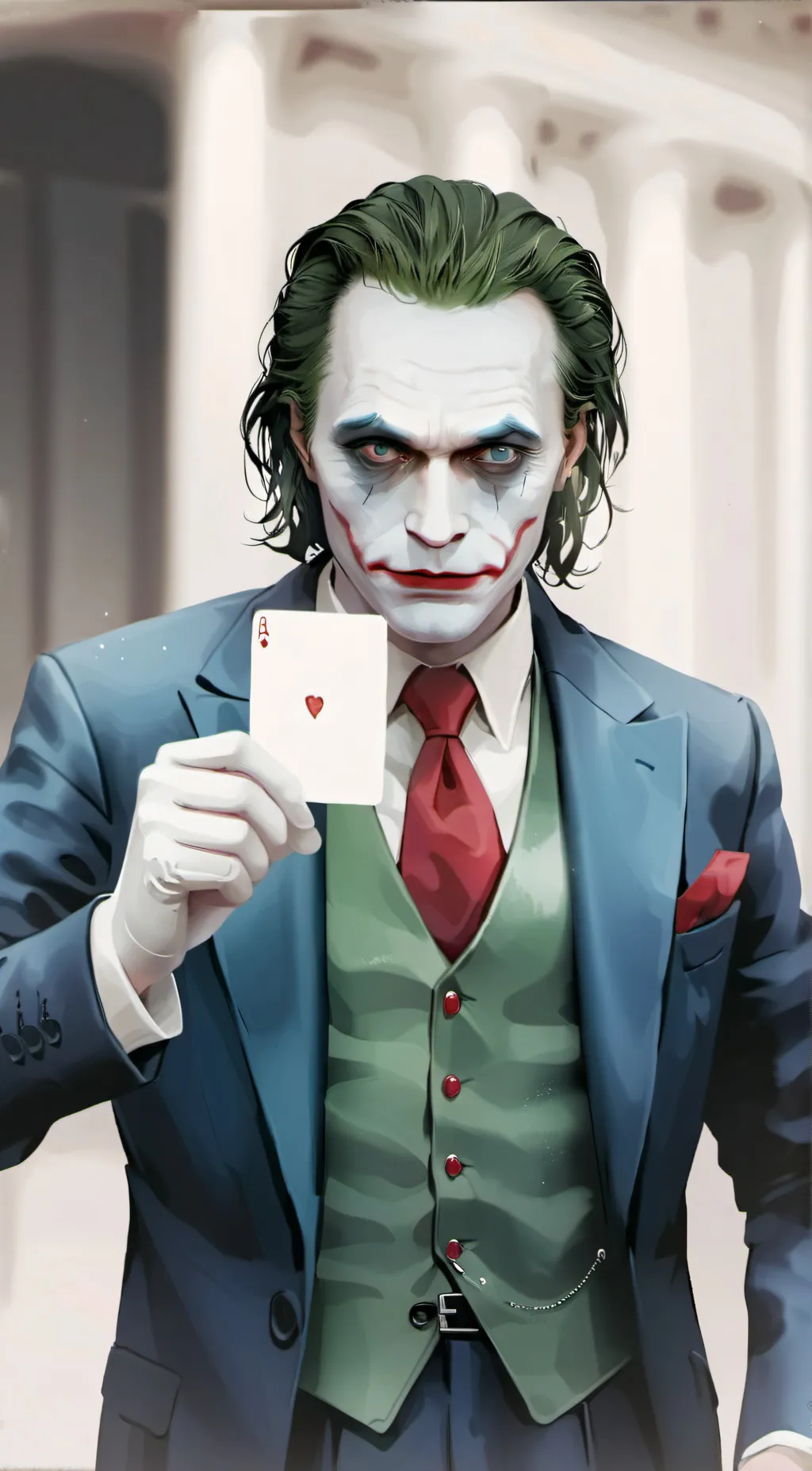 ai character: The joker  background
