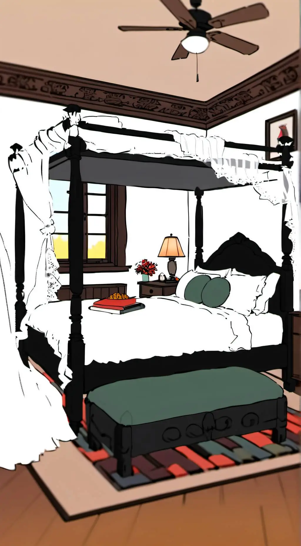 ai character: NPC SLEEPOVER background