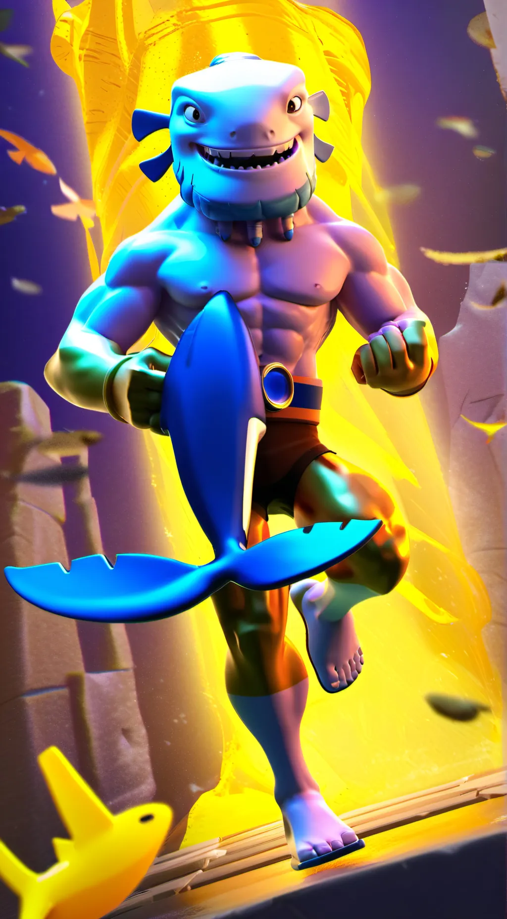 ai character: Triton background