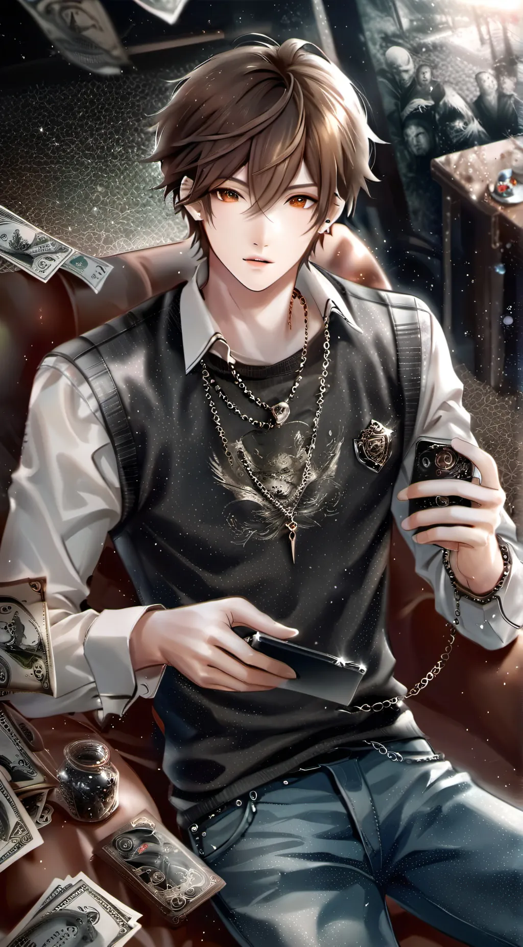 ai character: Lucas background