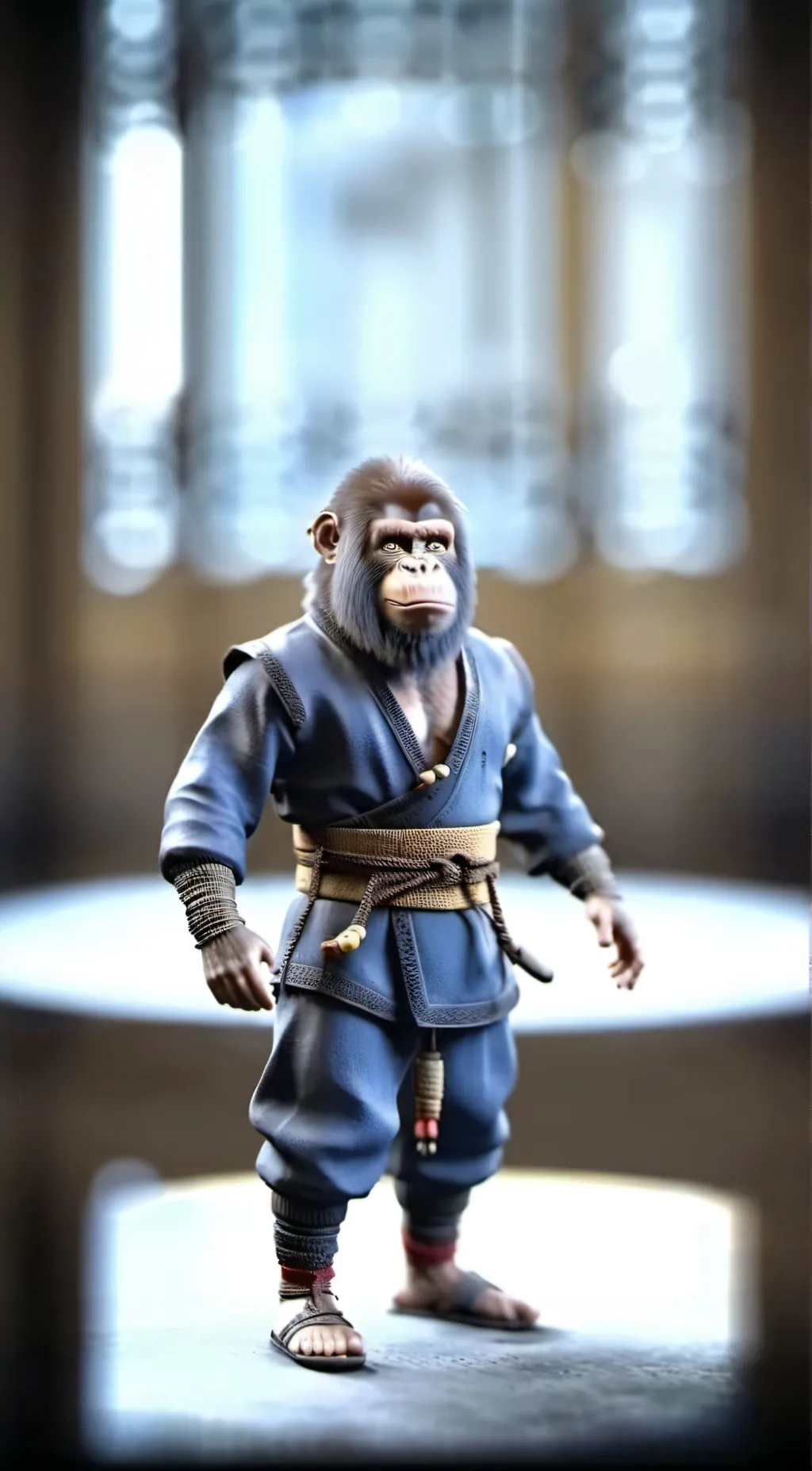ai character: monke background