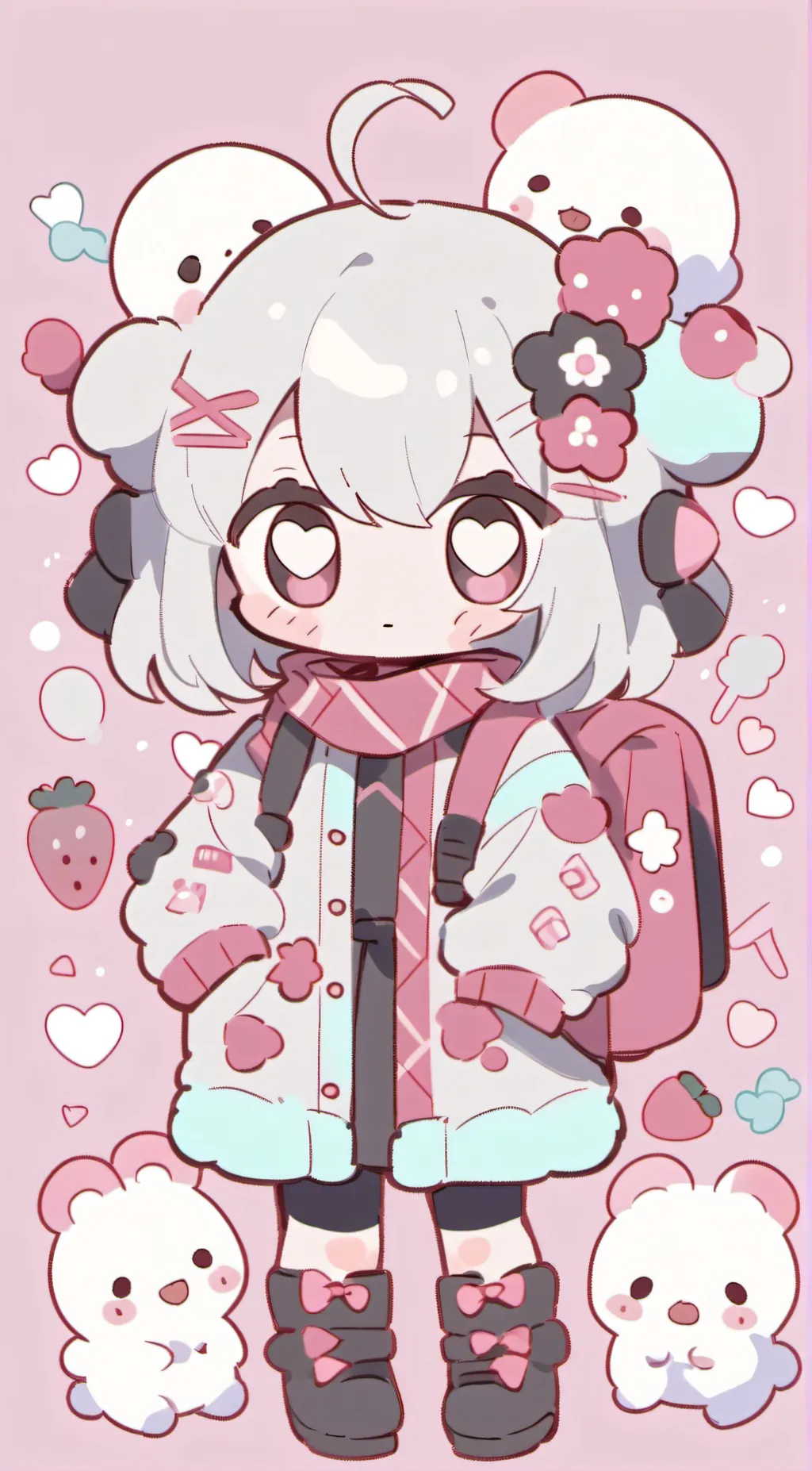 ai character: eepy bear background