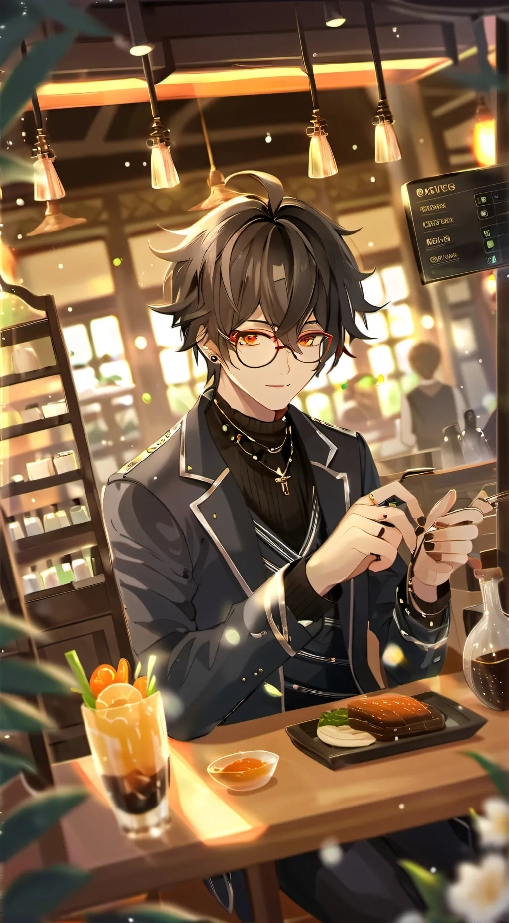 ai character: Aaron background