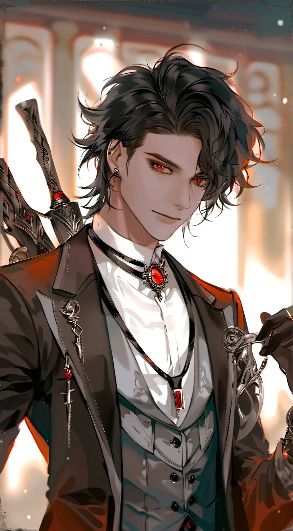 ai character: Nightmare sans  background