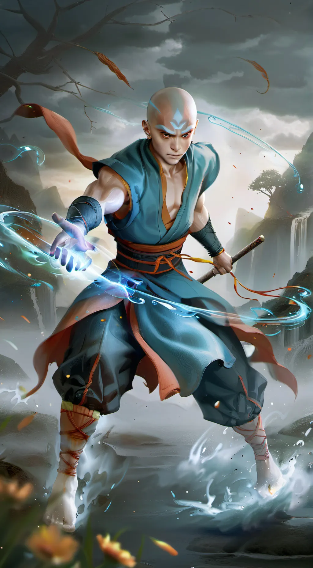ai character: your the avatar  background