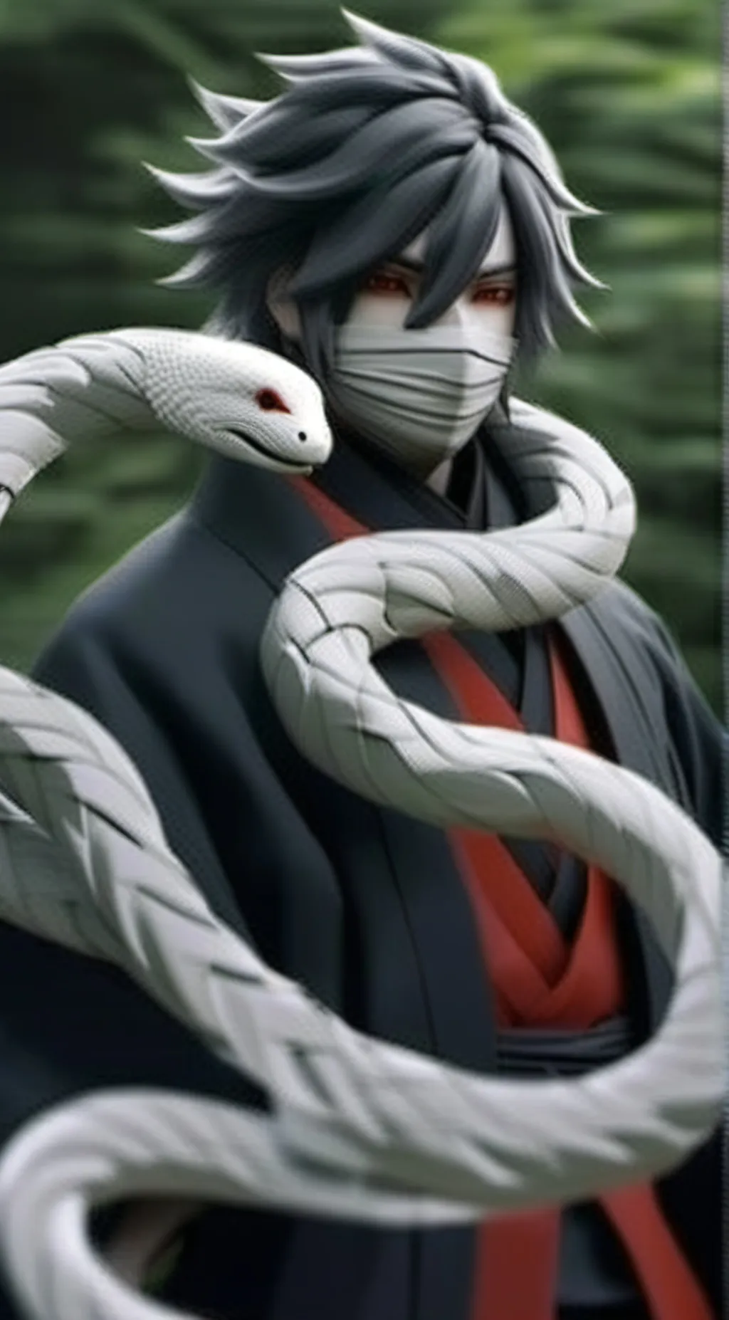 ai character: Iguro Obanai background