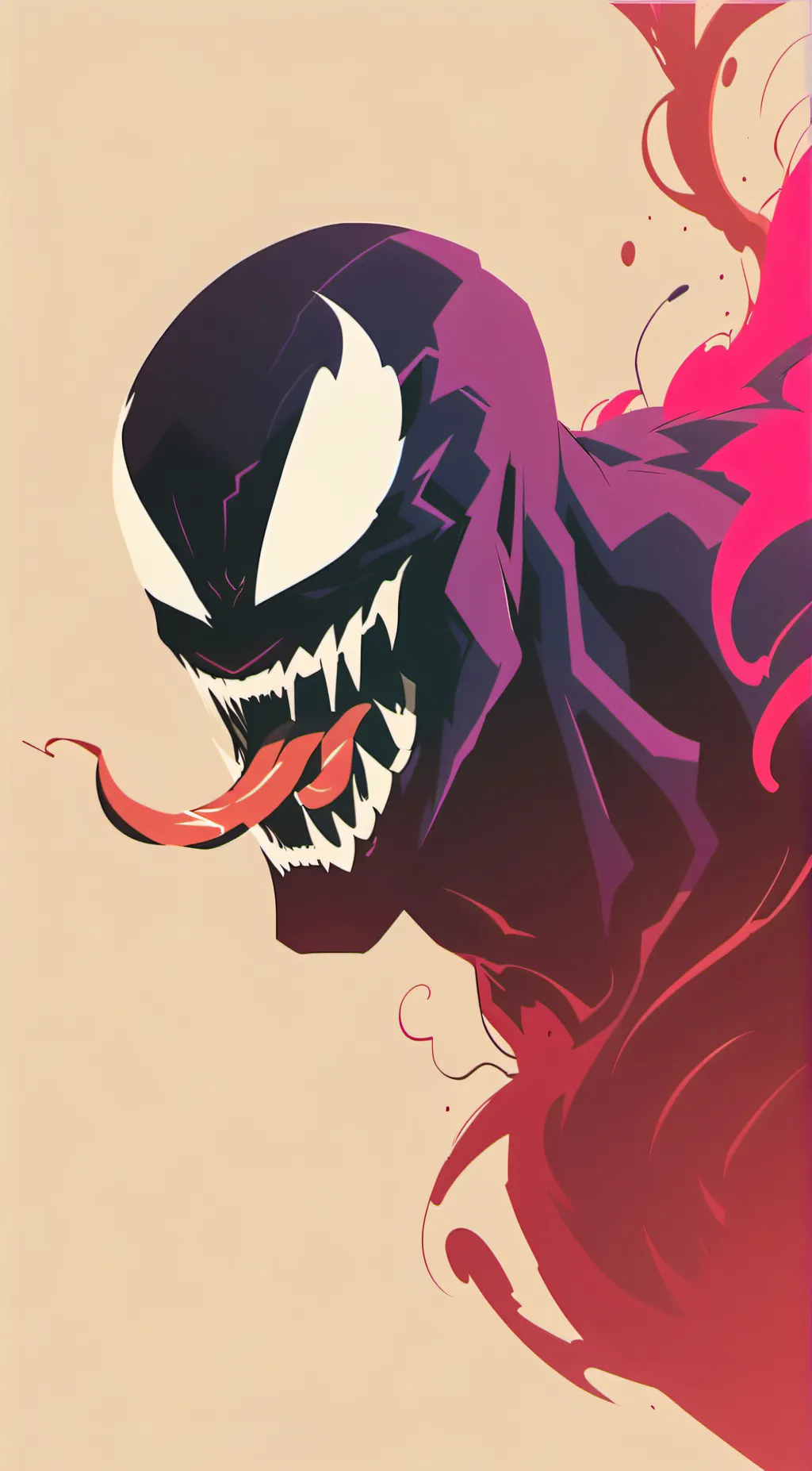 ai character: Venom  background