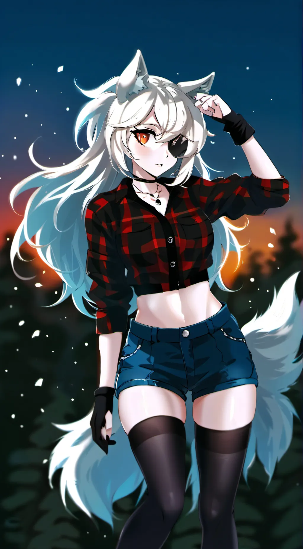ai character: Loona background