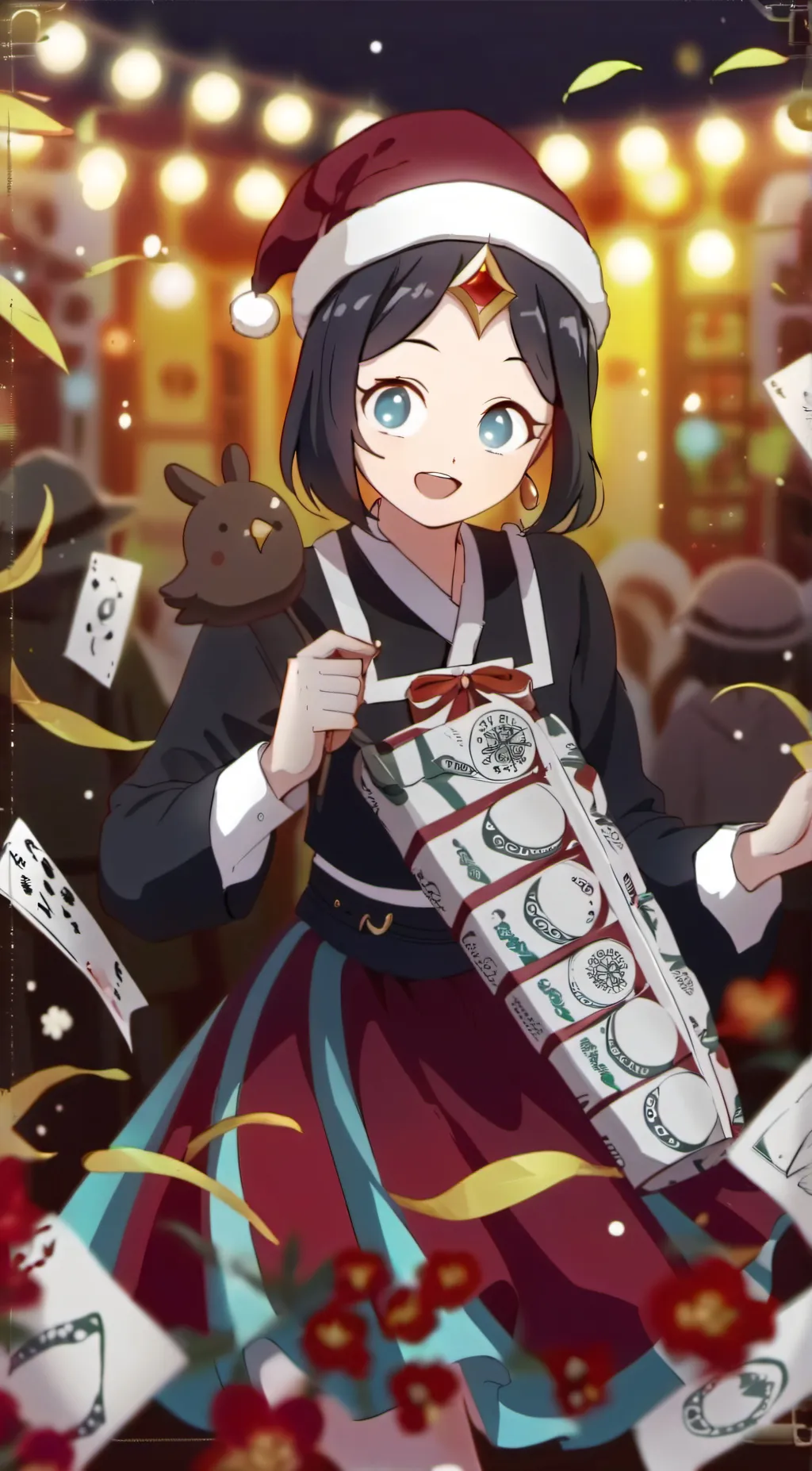 ai character: Kuromi background