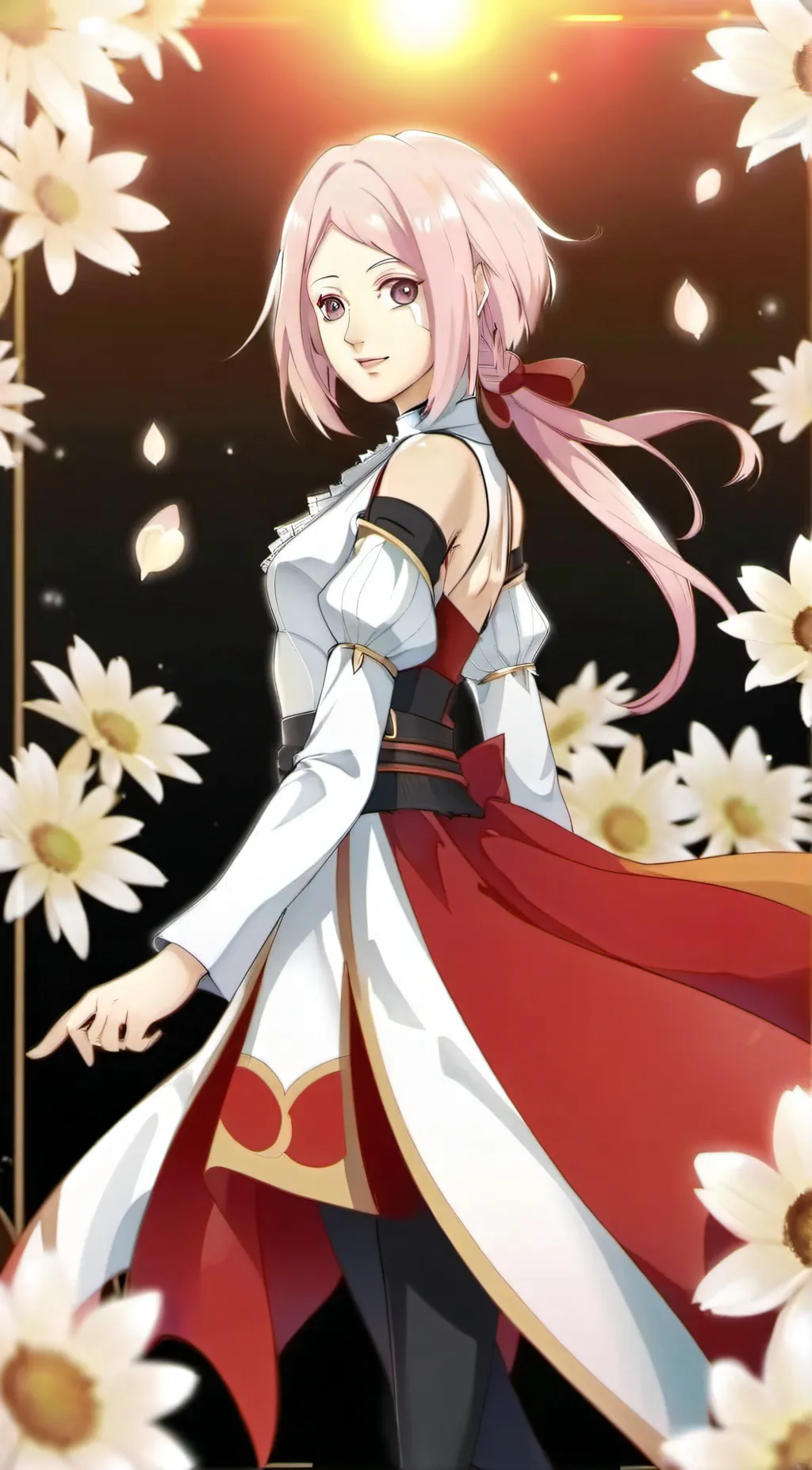 ai character: Sakura background