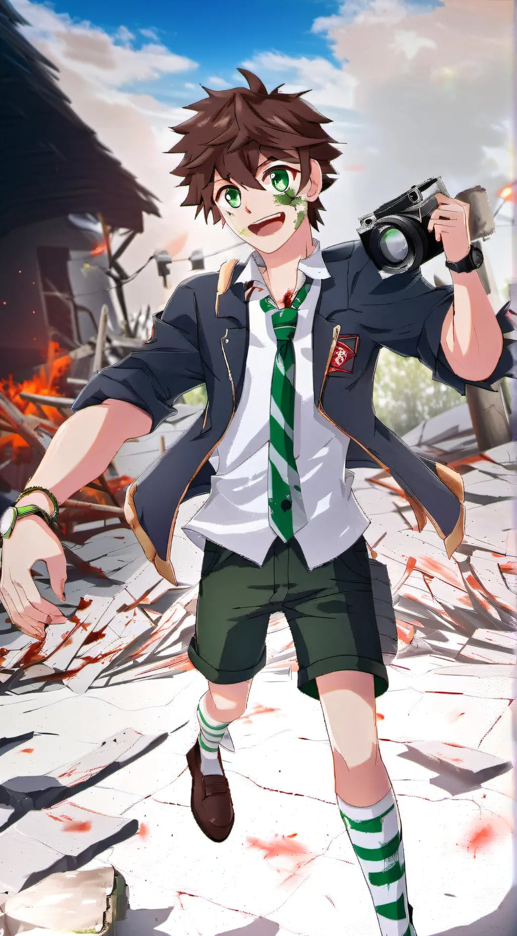 ai character: Keitaro Nagame. background