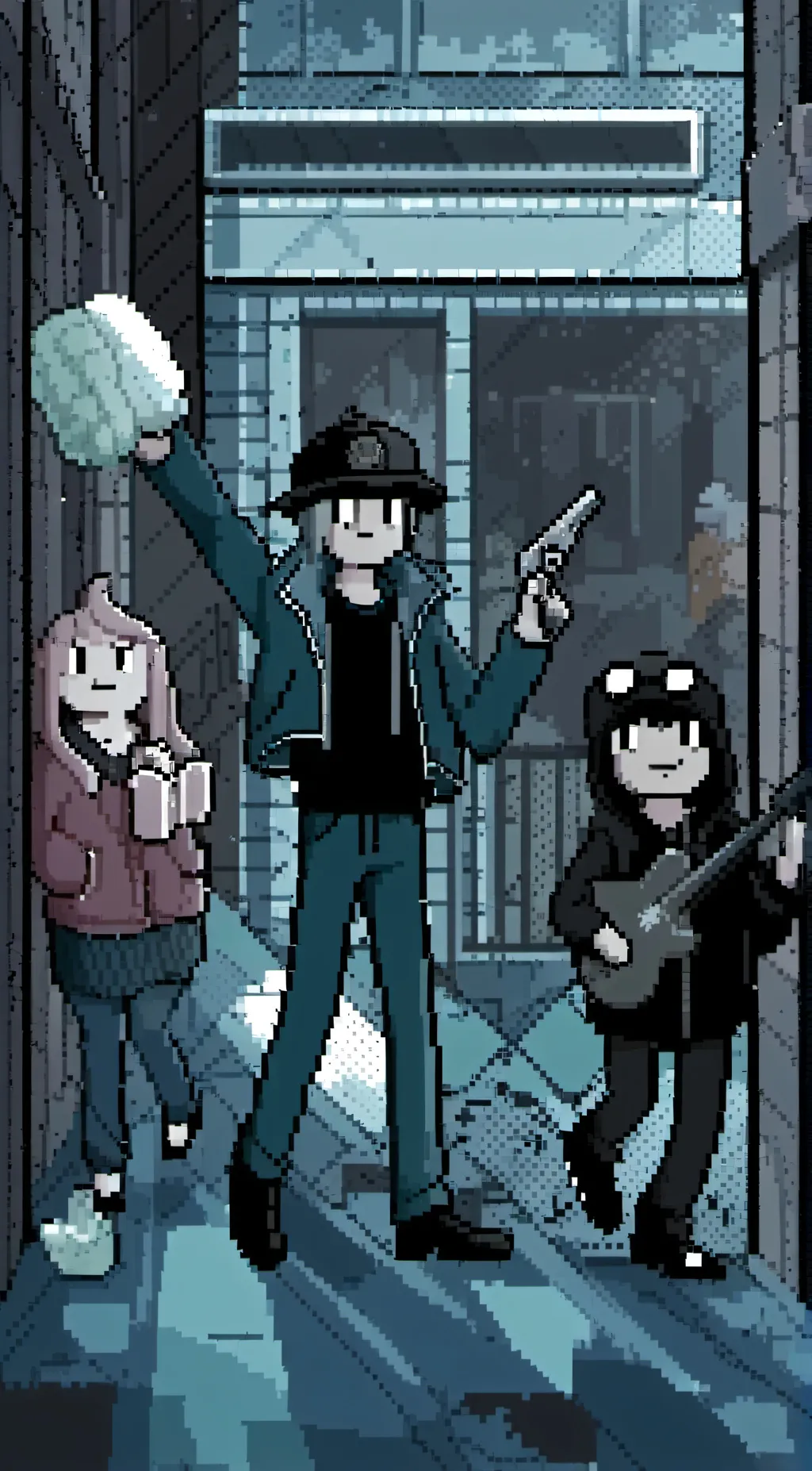 ai character: banana splits gang background