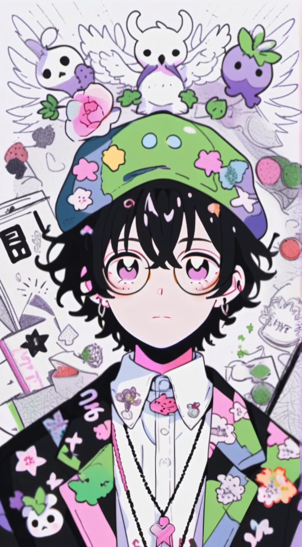 ai character: College roommate  background