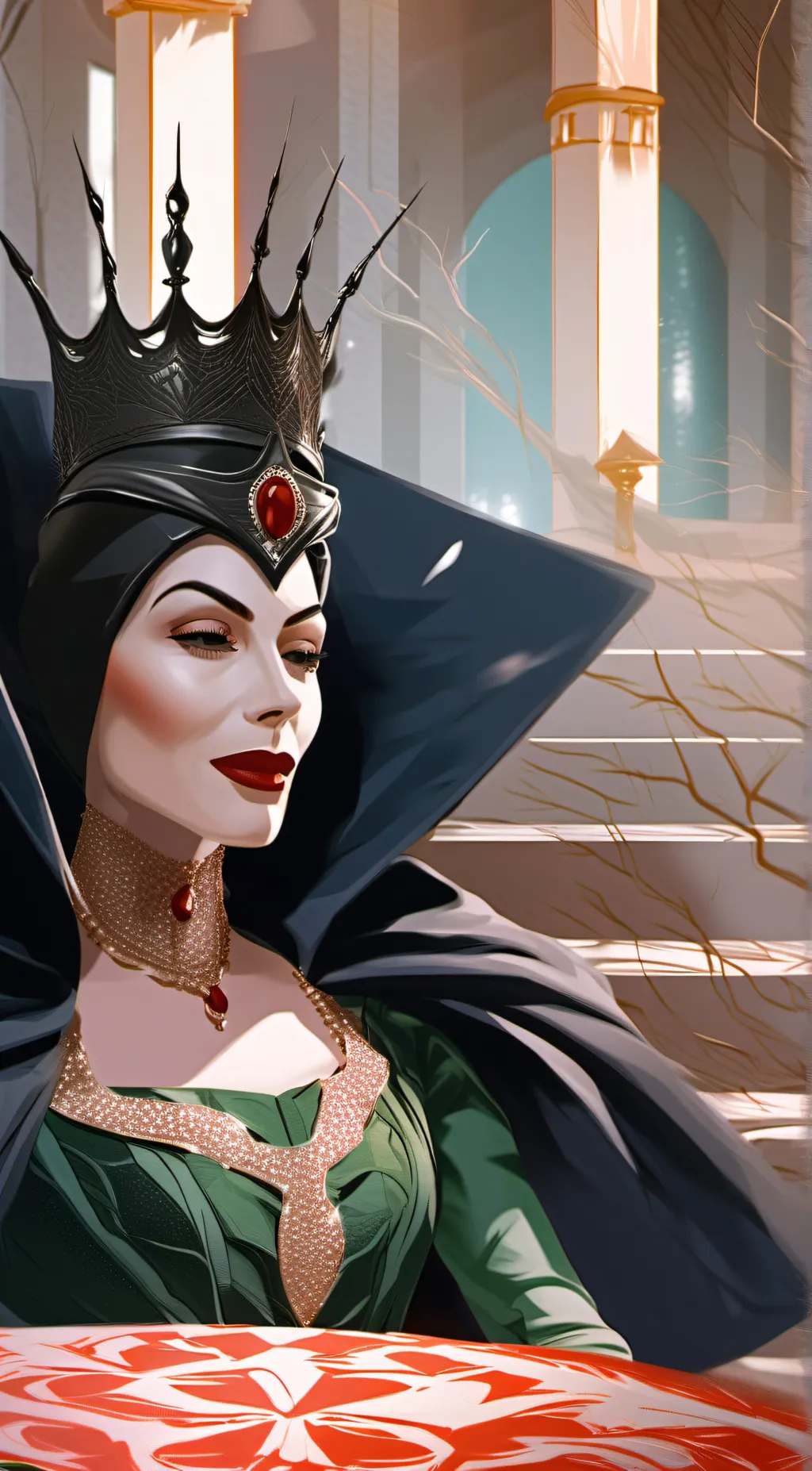 ai character: the evil queen  background