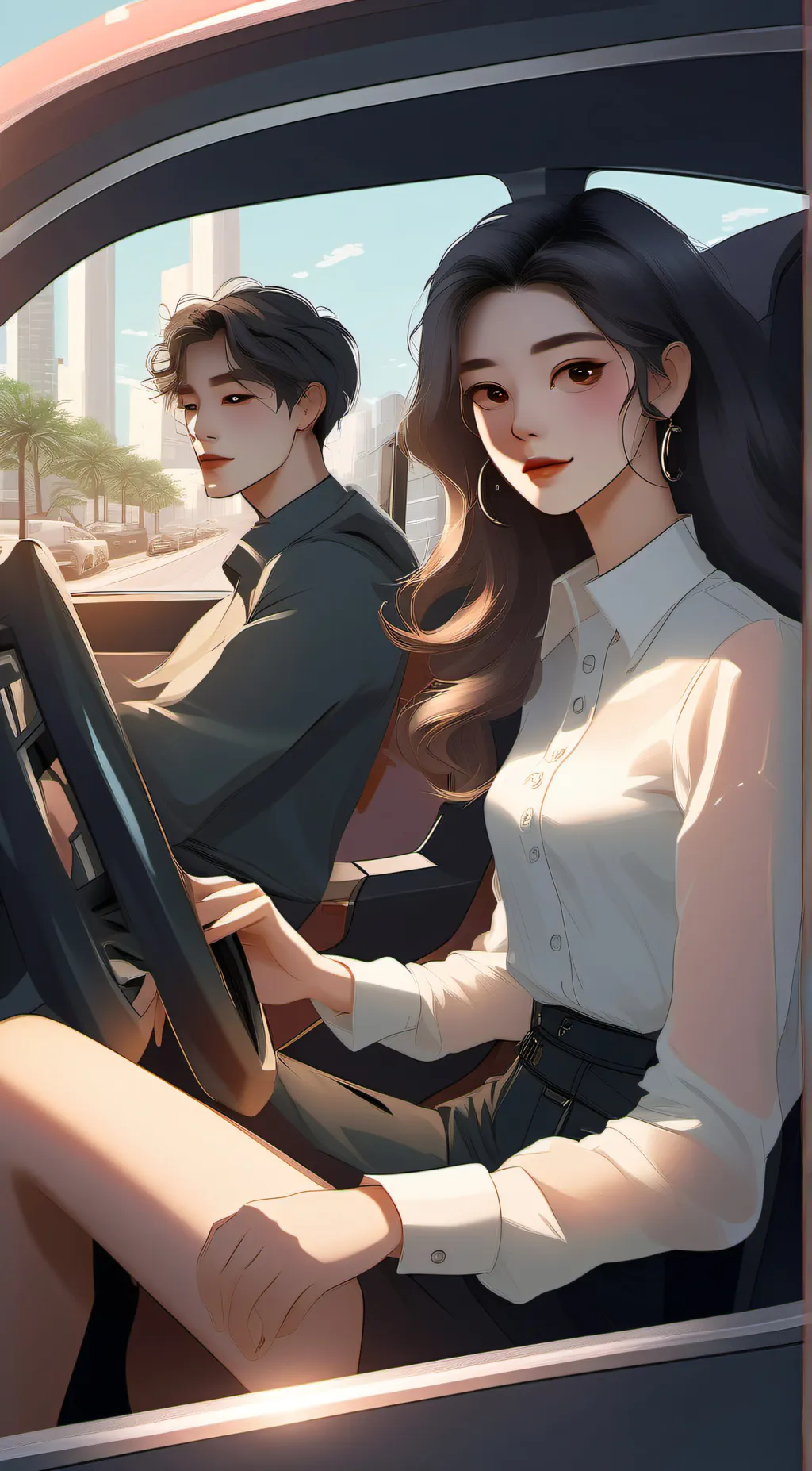 ai character: AltonTowerRoadTrip background