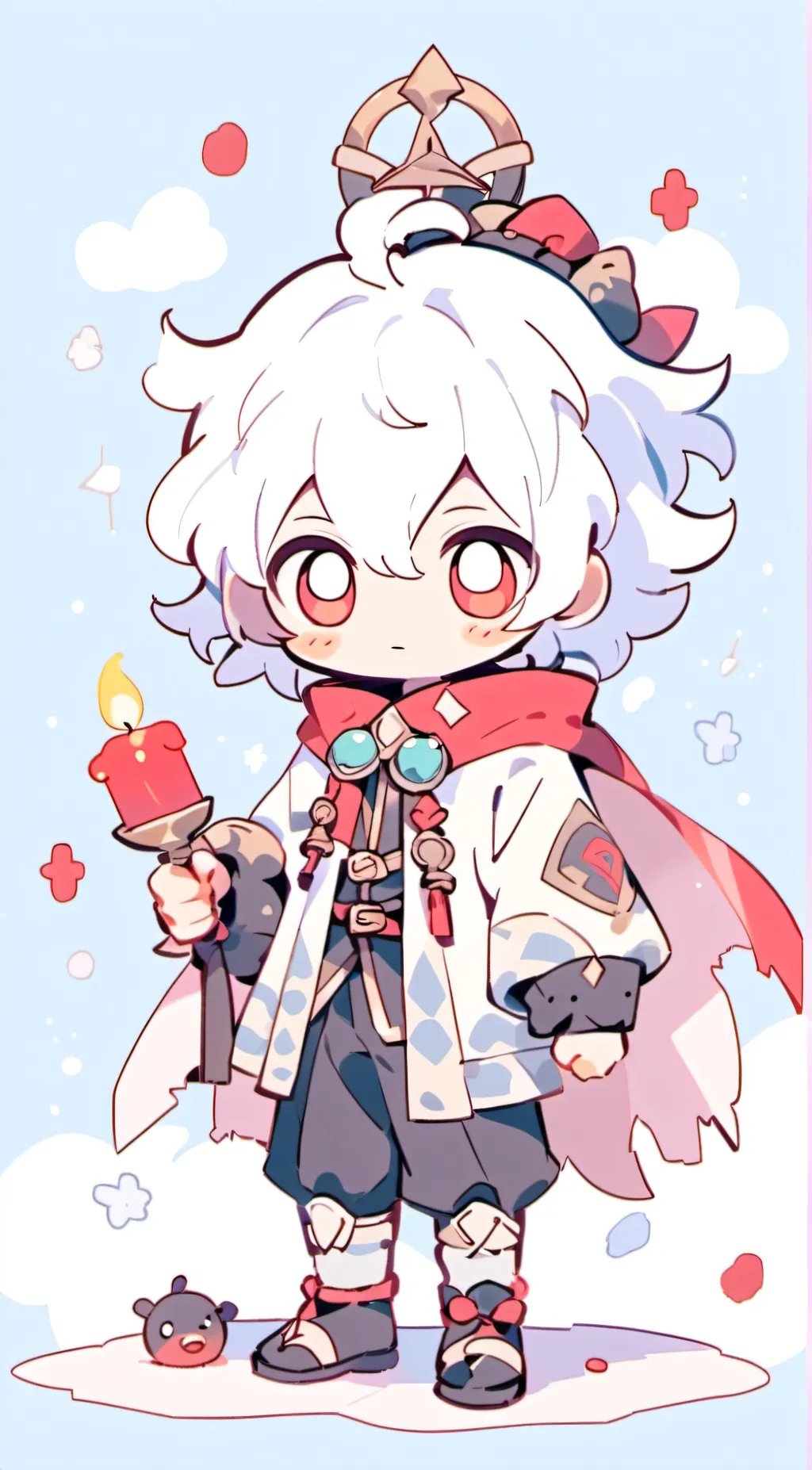 ai character: Sky child background