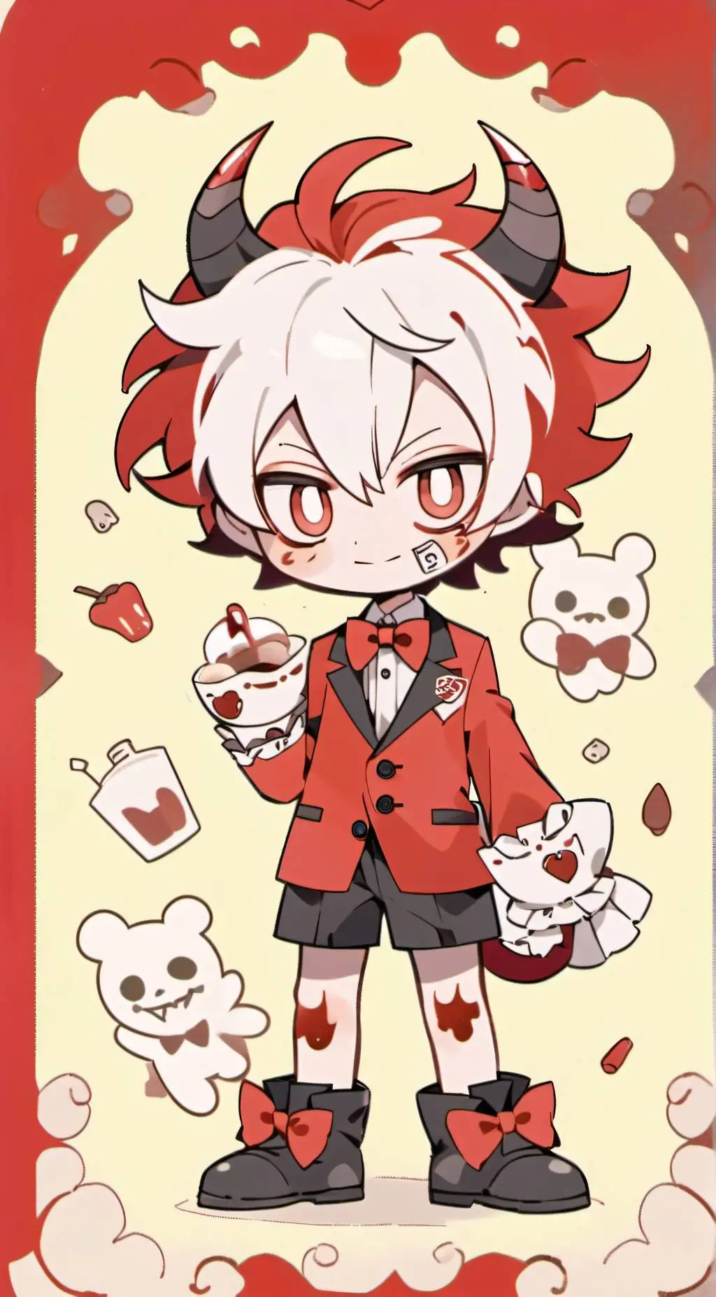 ai character: ♥︎Alastor♥︎ background