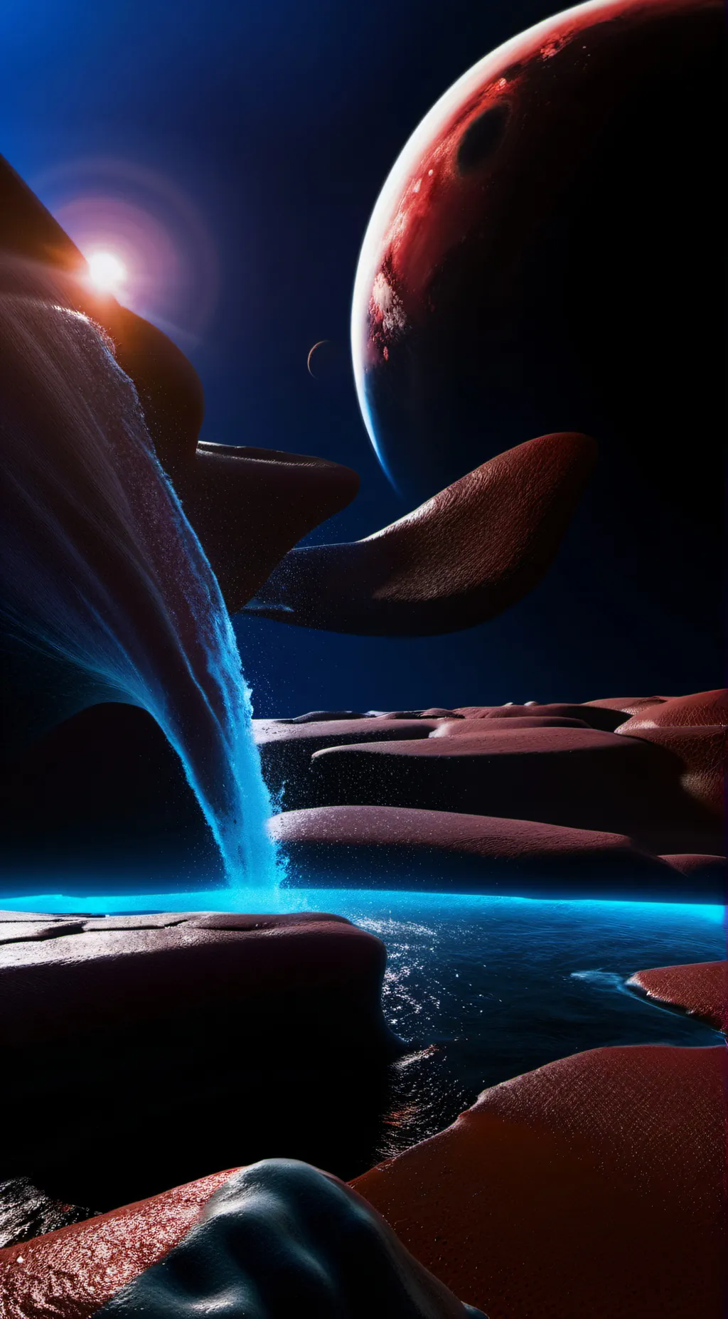 ai character: Futuristic World background