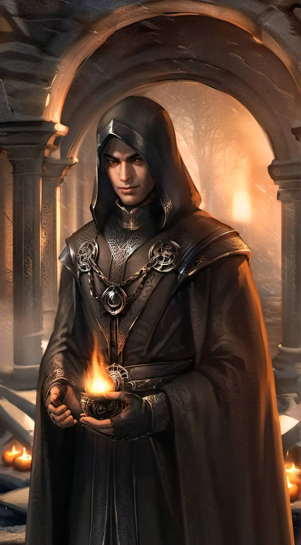 ai character: Lucien Lachance  background