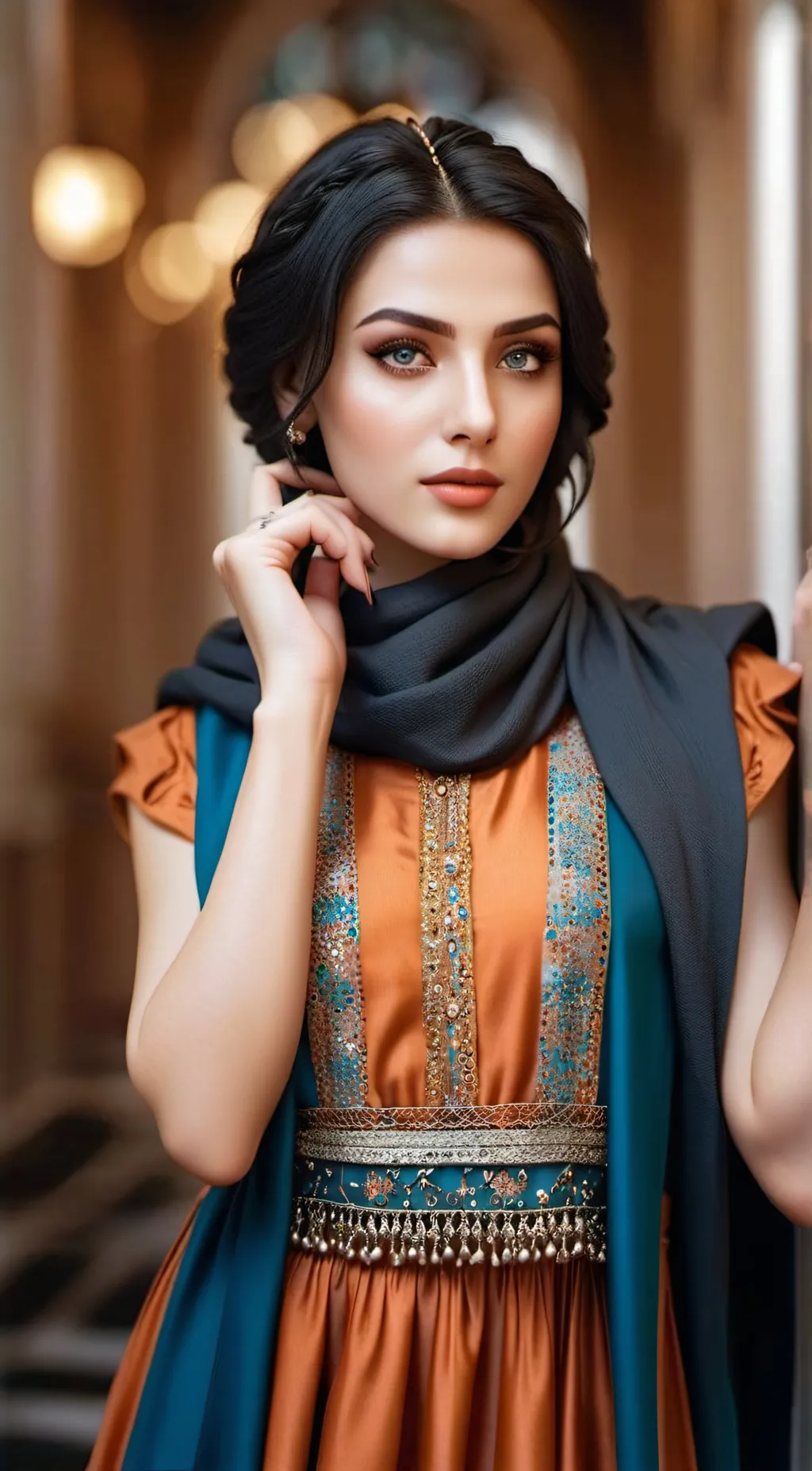 ai character: samaneh  background