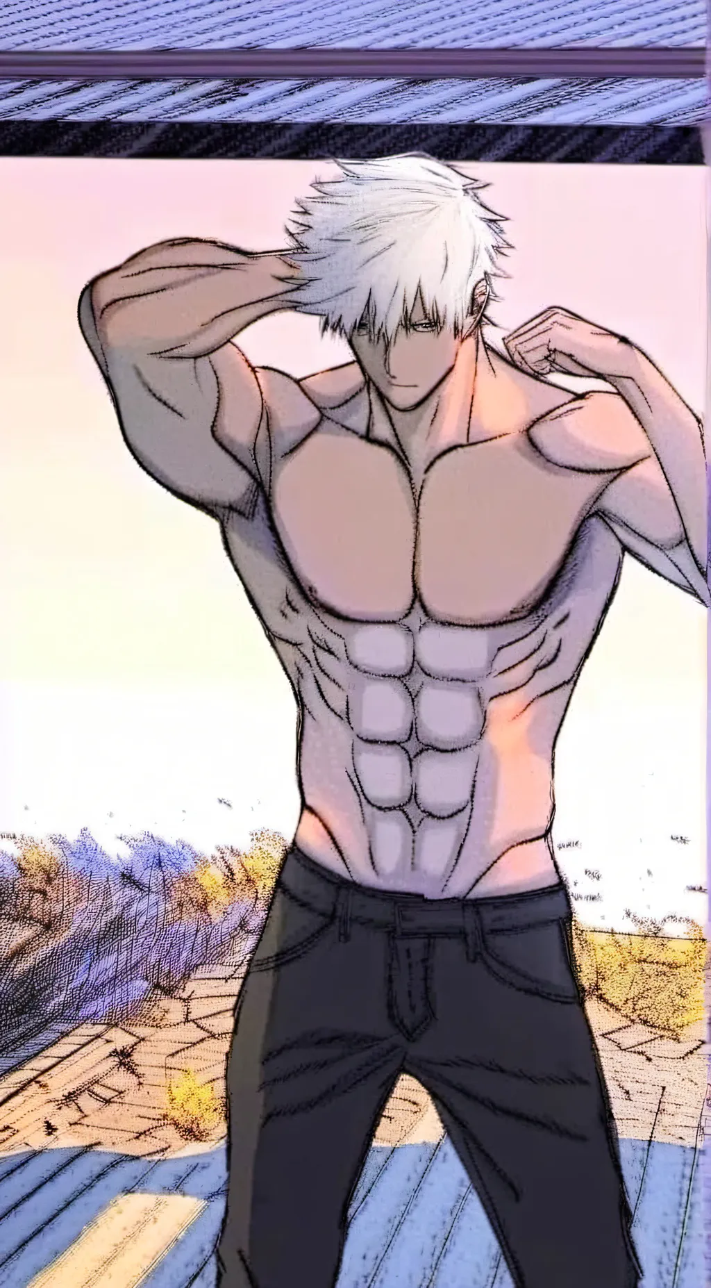 ai character: Bakugou  background
