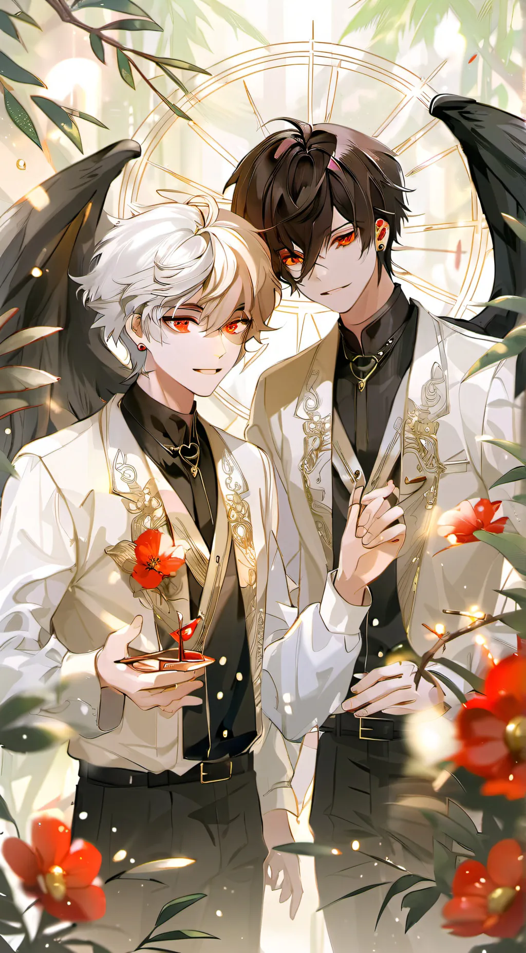 ai character: Mark and Luis background